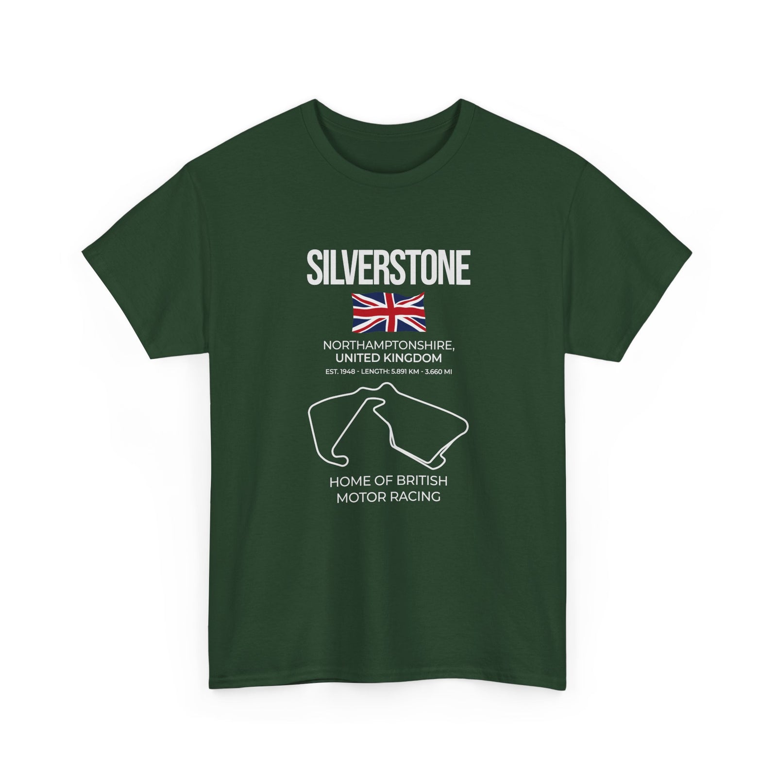 Silverstone Race Track T-Shirt | British Grand Prix Circuit Motorsport Tee