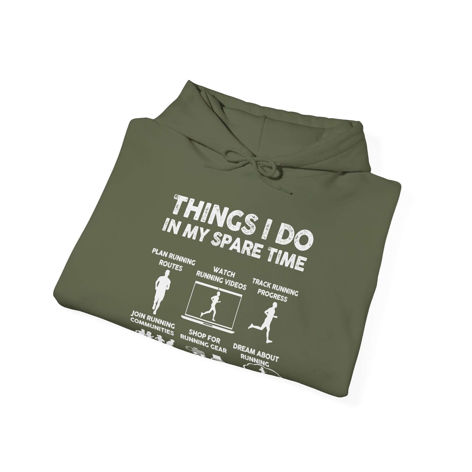 Things I Do In My Spare Time Hoodie | Funny Running Sweatshirt
