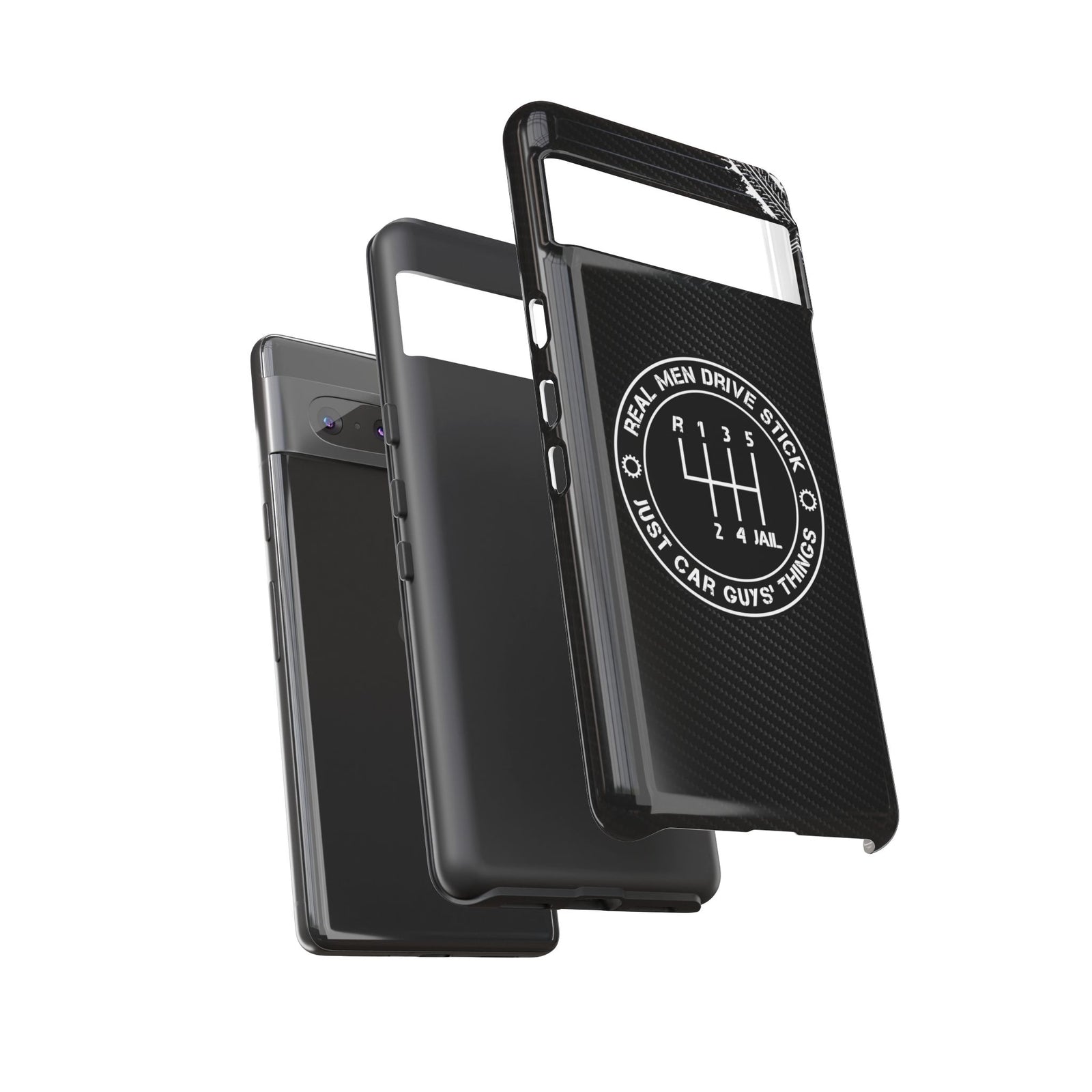 Real Men Drive Stick Manual Transmission Tough Phone Case | Car Guy Gift