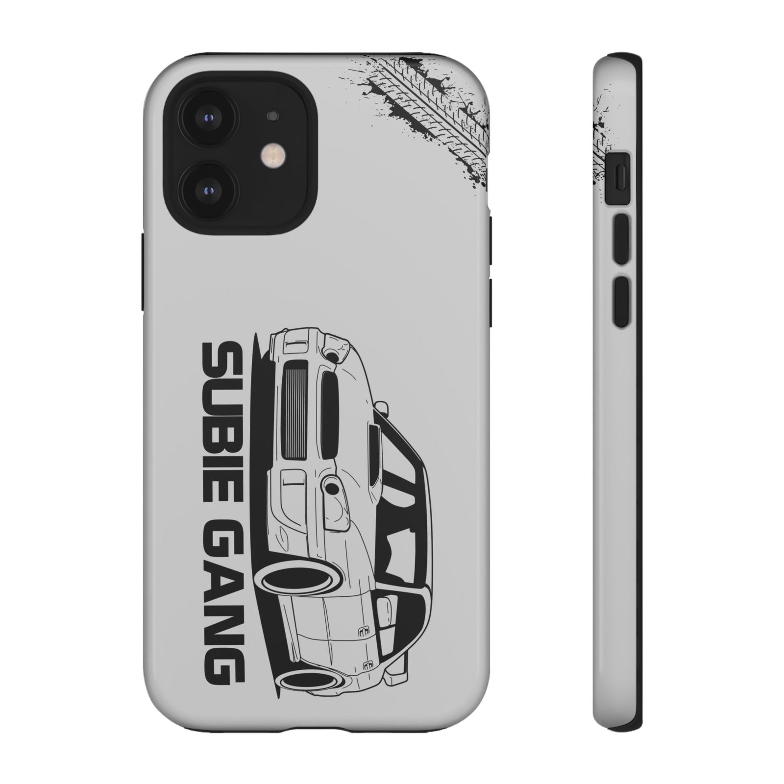JDM Gang Tough Phone Case - iPhone 12, glossy, front and side view