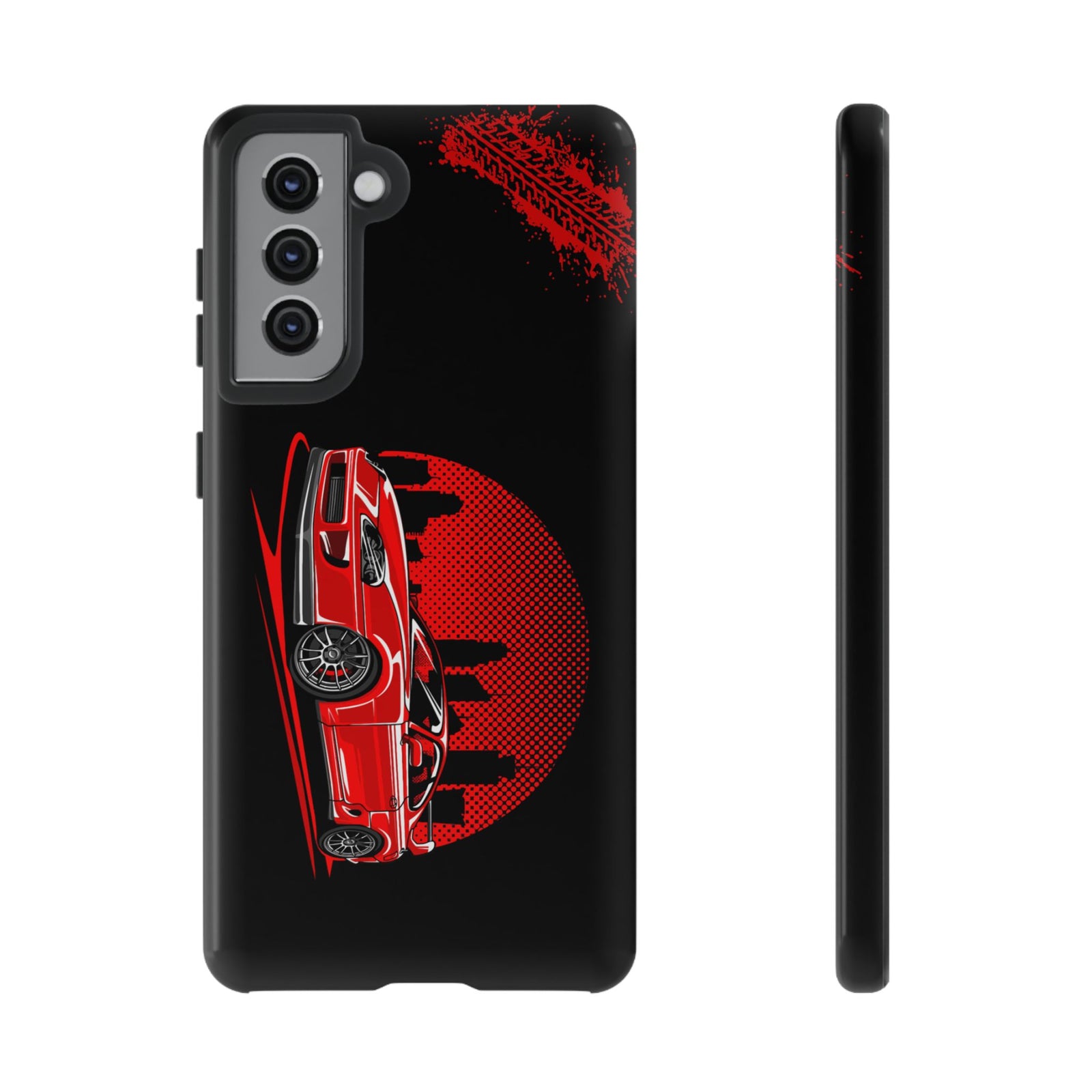 MKIV A80 Supra 2JZ Red City Tough Phone Case | JDM Car Guy Gift