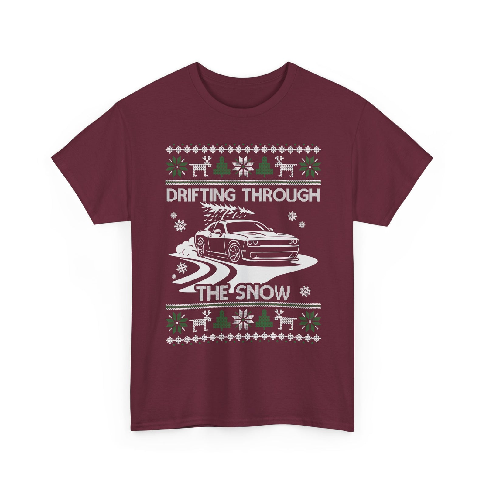 Custom Drift Car Christmas T-Shirt
