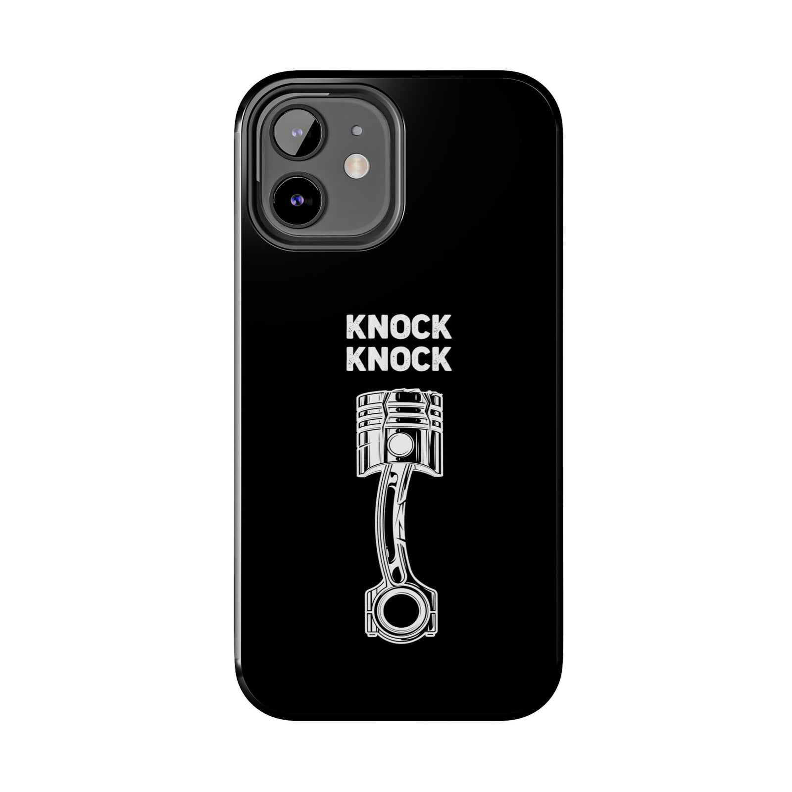 Knock Knock Broken Piston Phone Case | Funny Mechanic Car Guy Gift
