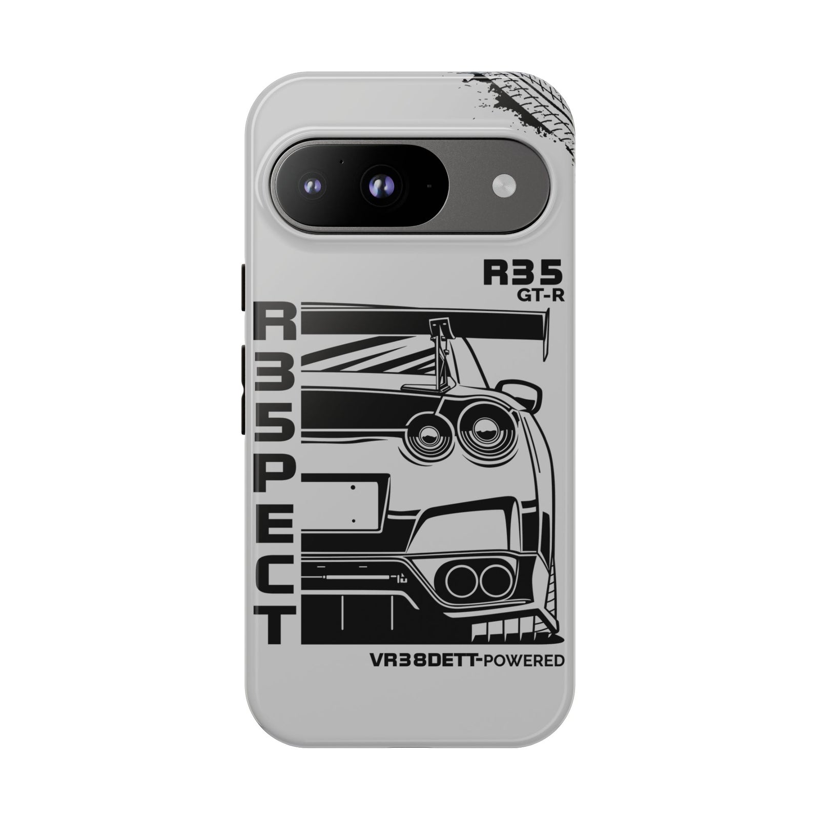 JDM Front View Tough Phone Case - Google Pixel 9, glossy, front view
