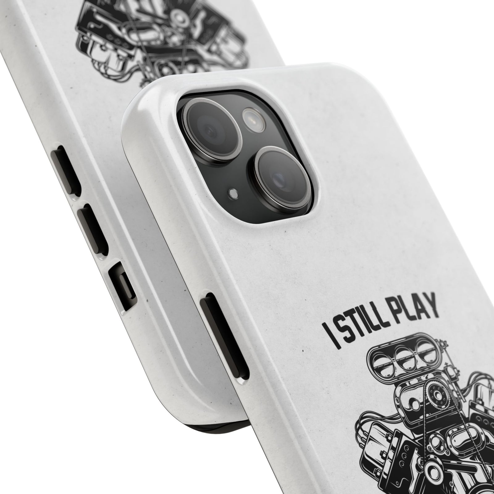 I Still Play with Blocks Engine Swap Tough Phone Case | Car Mechanic Gift