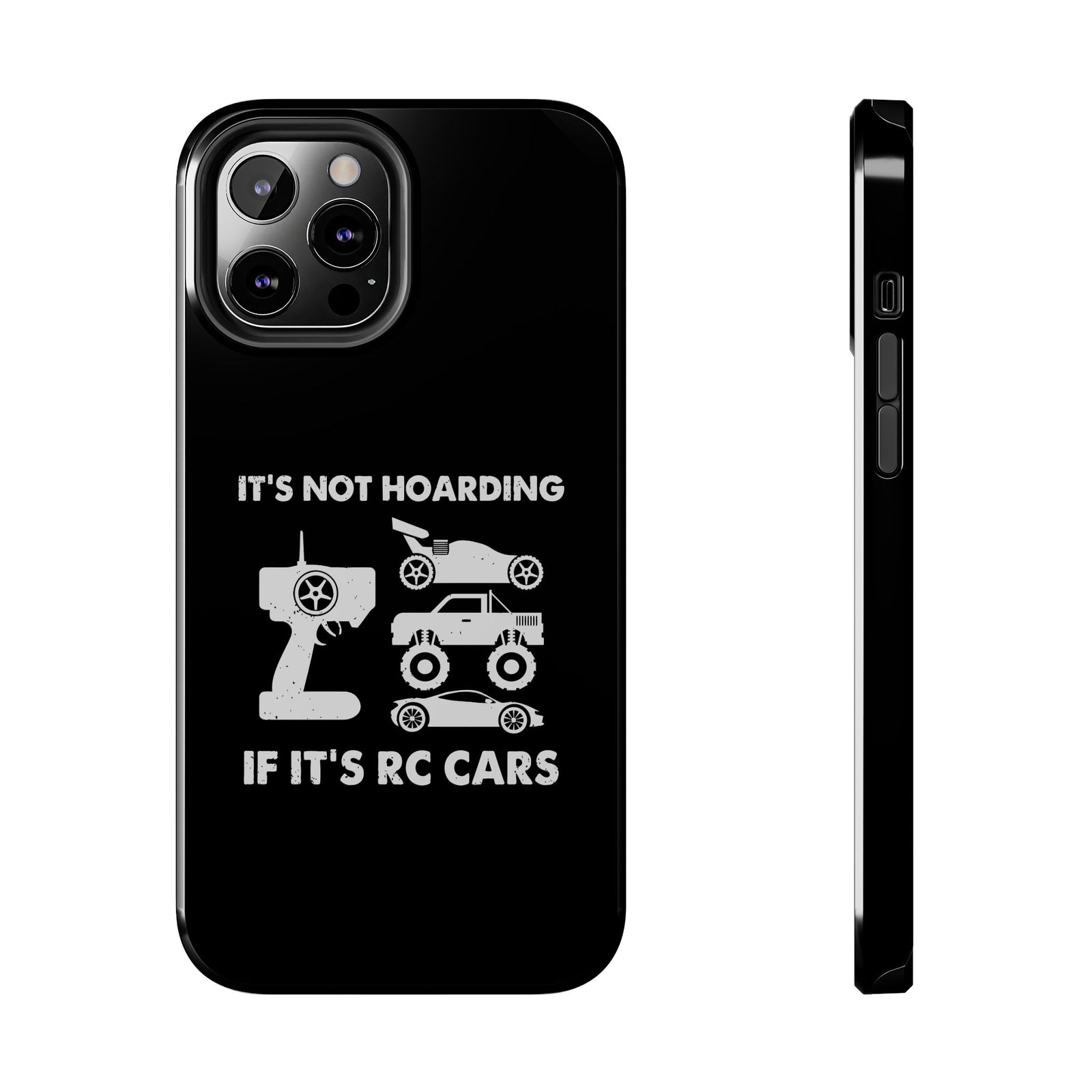 RC Car Racing Phone Case t-shirt flat lay - automotive gift