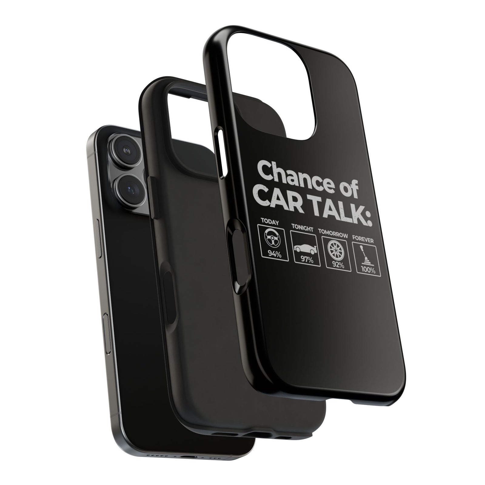 100% Chance of Car Talk Phone Case | Car Enthusiast Gift