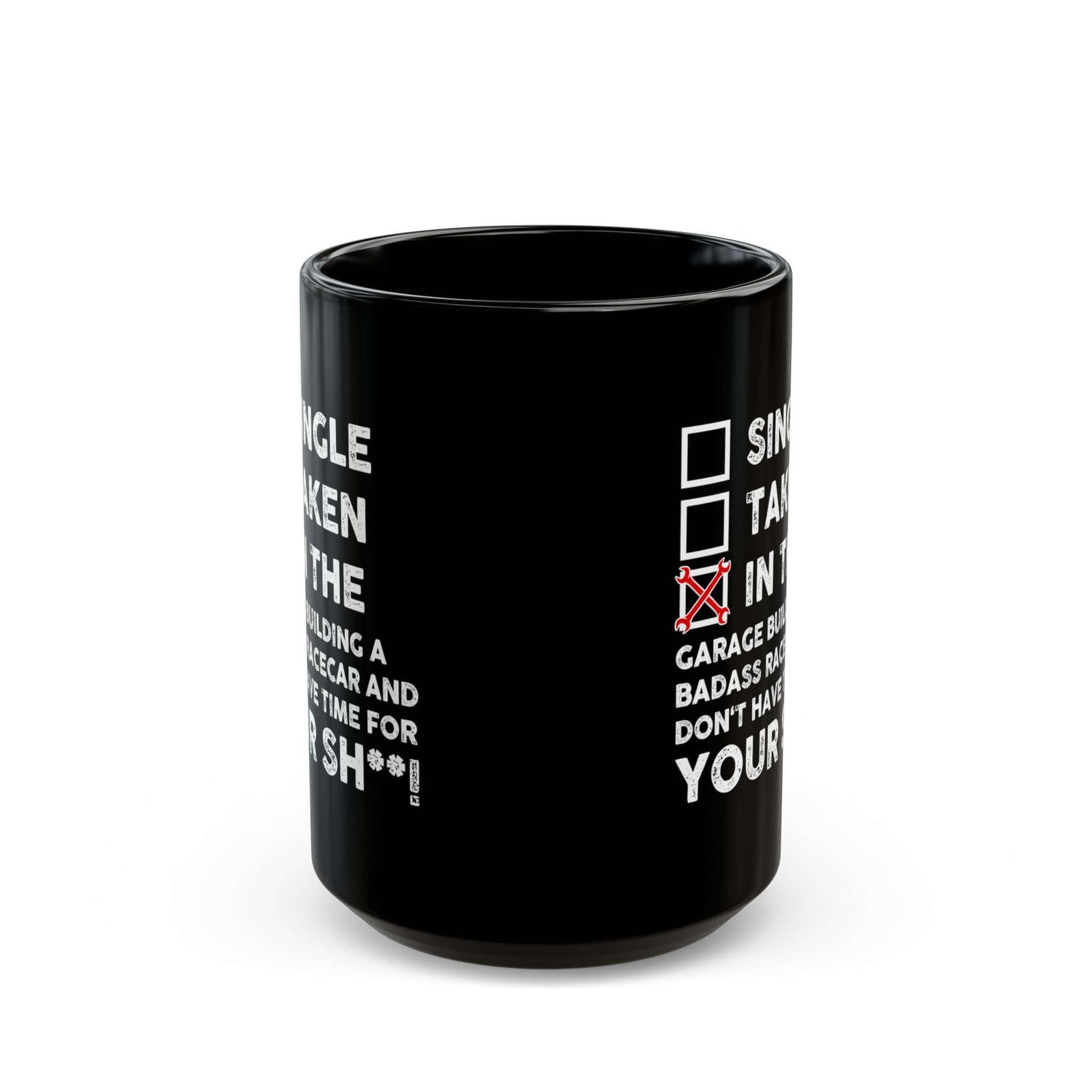 In the Garage Building a Racecar Mug ceramic mug - unique gift for car lovers