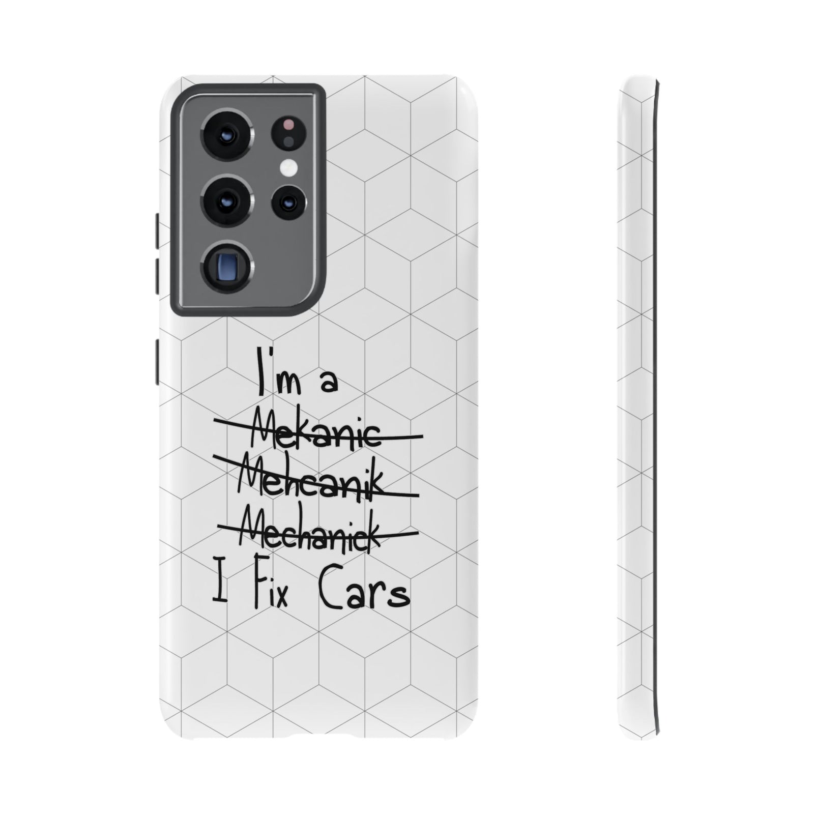 Mechanic I Fix Cars Funny Tough Phone Case | Car Guy Gift