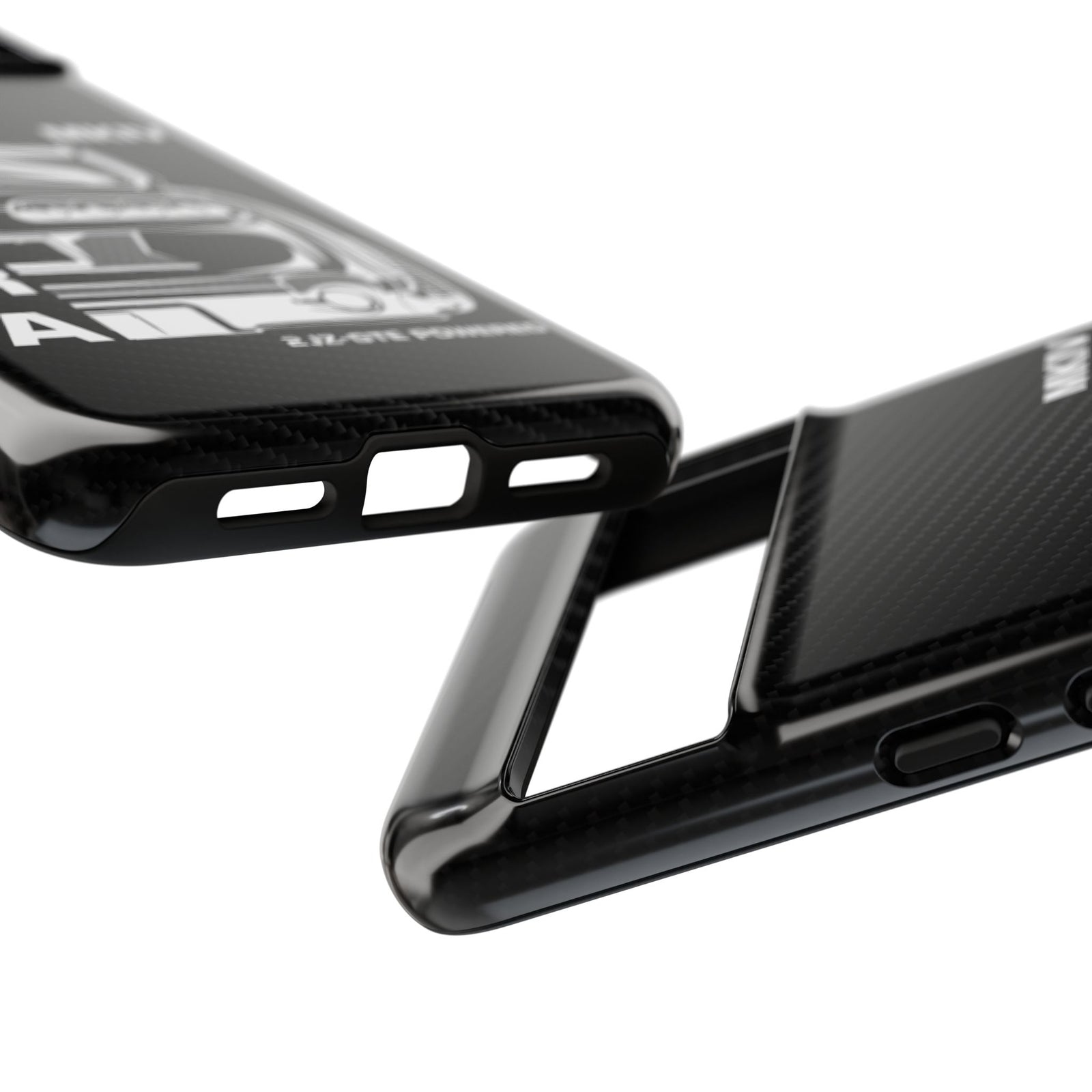 JDM Back View Tough Phone Case - Google Pixel 8 Pro, glossy, edge and port close-up