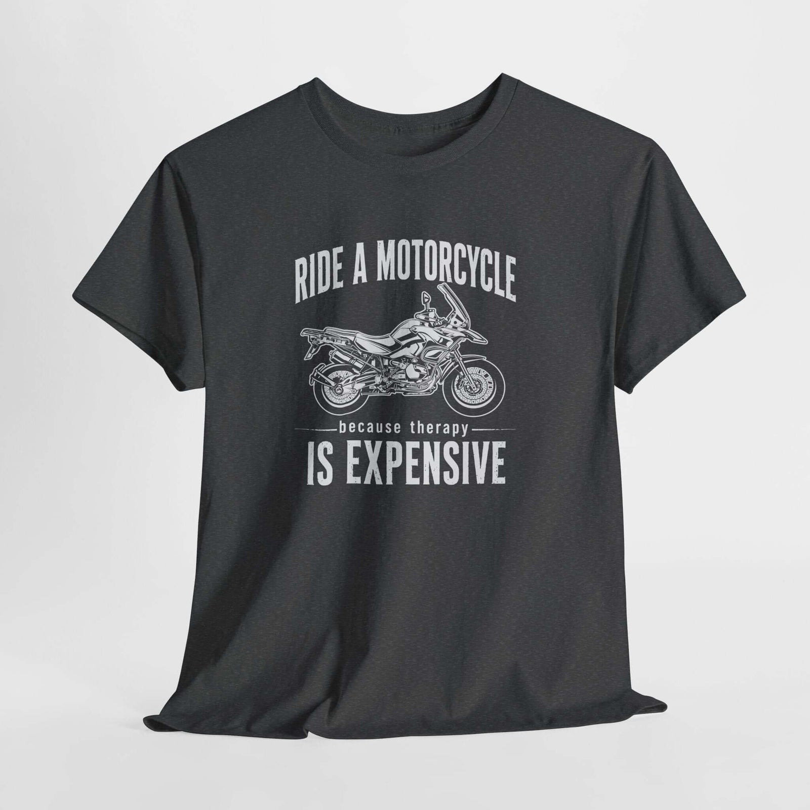 Adventure motorcycle t-shirt fabric detail