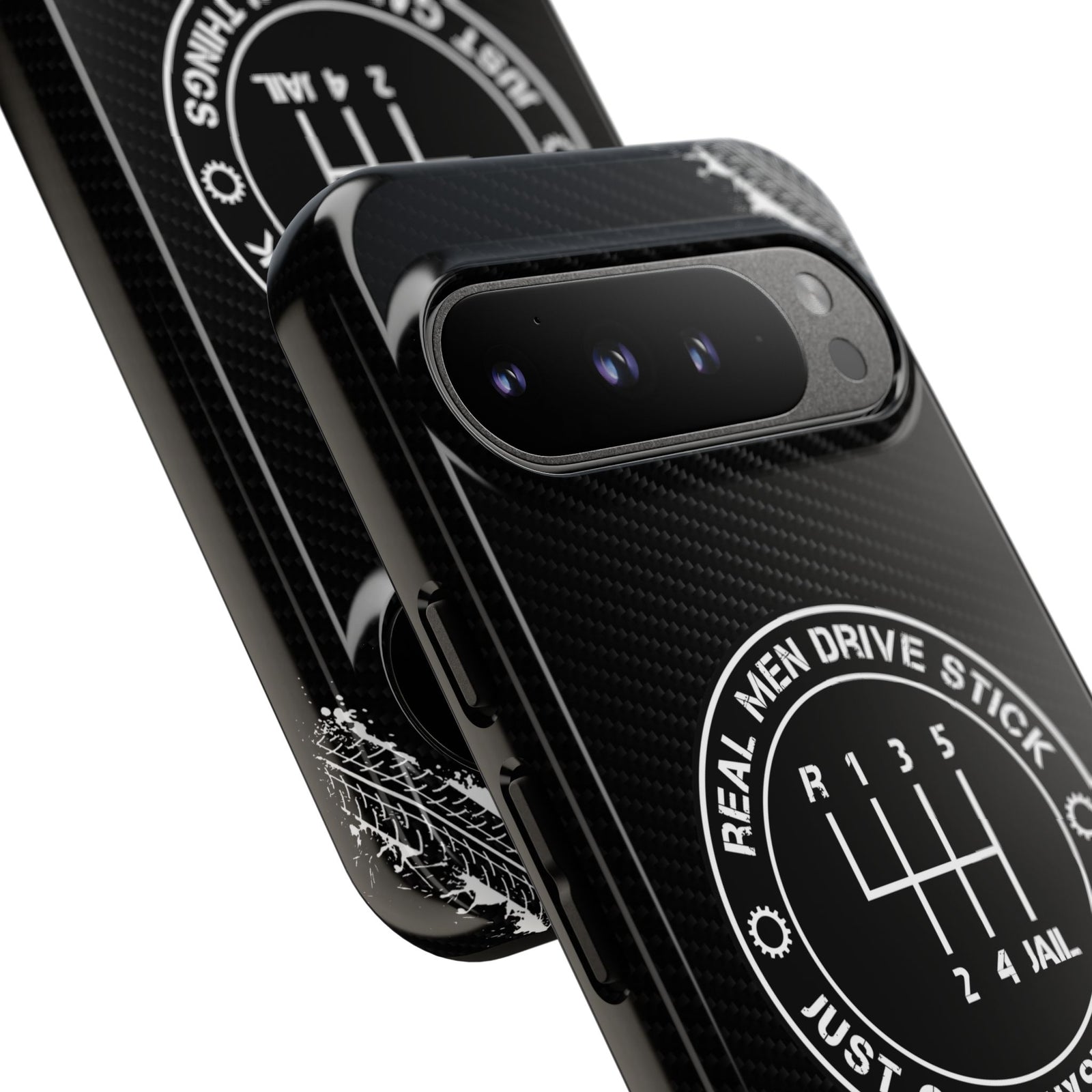 Real Men Drive Stick Manual Transmission Tough Phone Case | Car Guy Gift