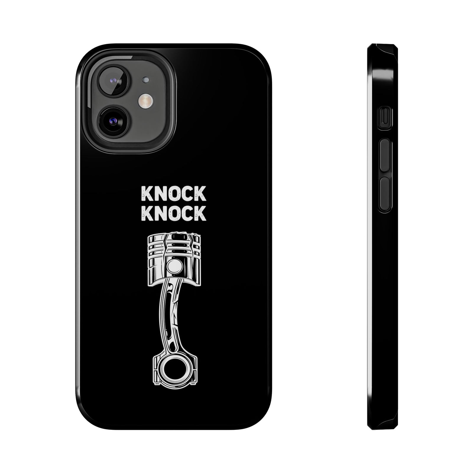 Knock Knock Broken Piston Phone Case t-shirt design - car lover gift