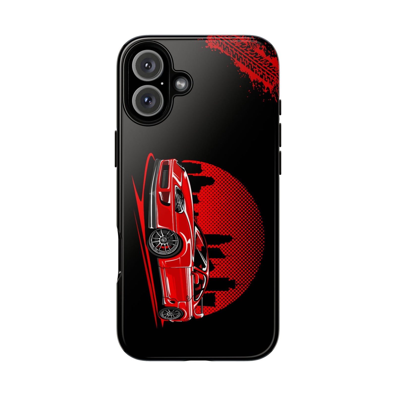 MKIV A80 Supra 2JZ Red City Tough Phone Case | JDM Car Guy Gift