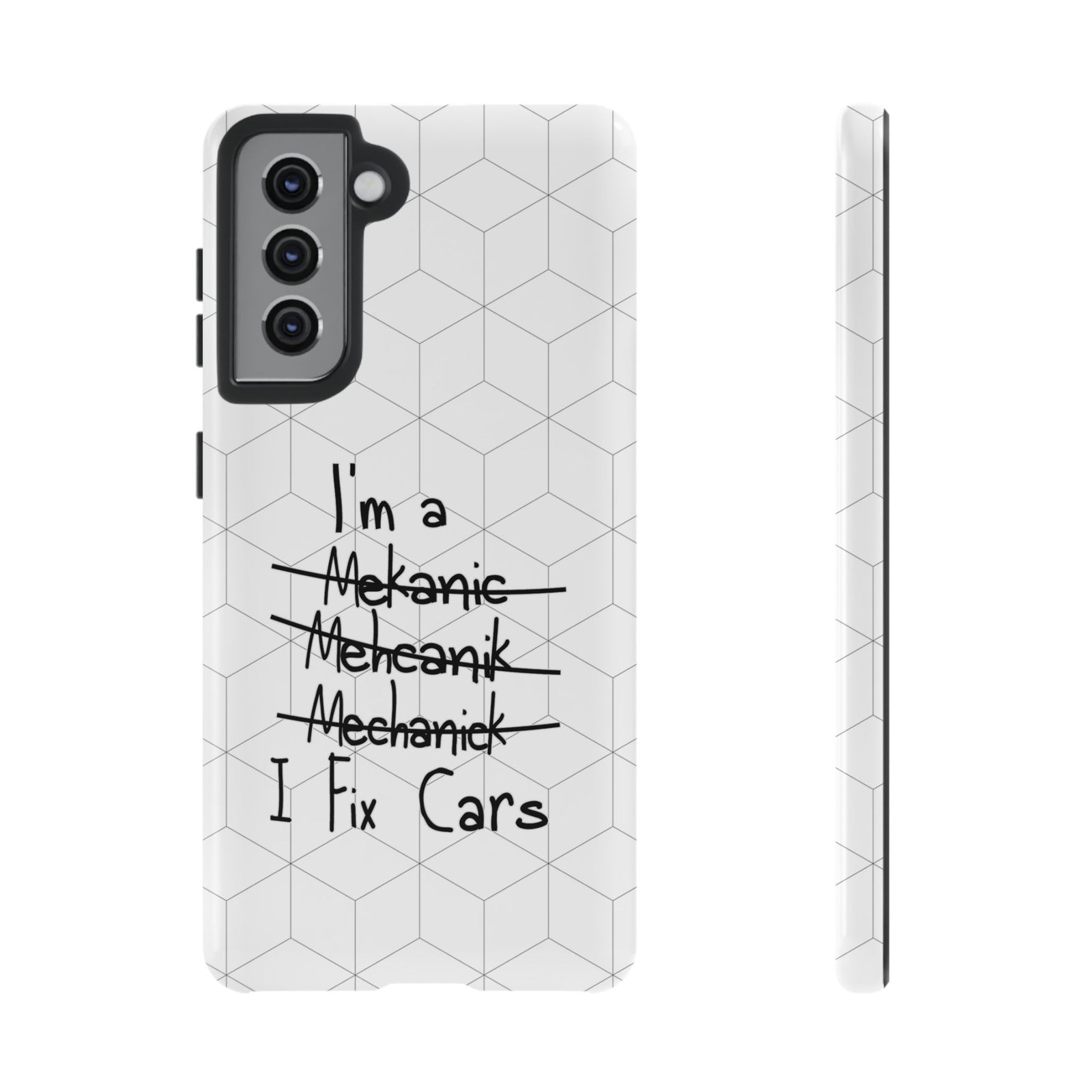 Mechanic I Fix Cars Funny Tough Phone Case | Car Guy Gift