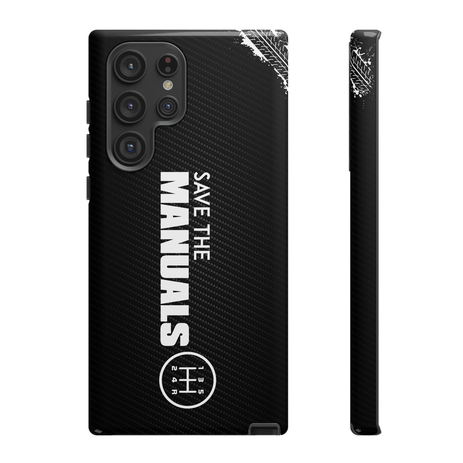 Save The Manuals Tough Phone Case | Manual Transmission Car Guy Gift