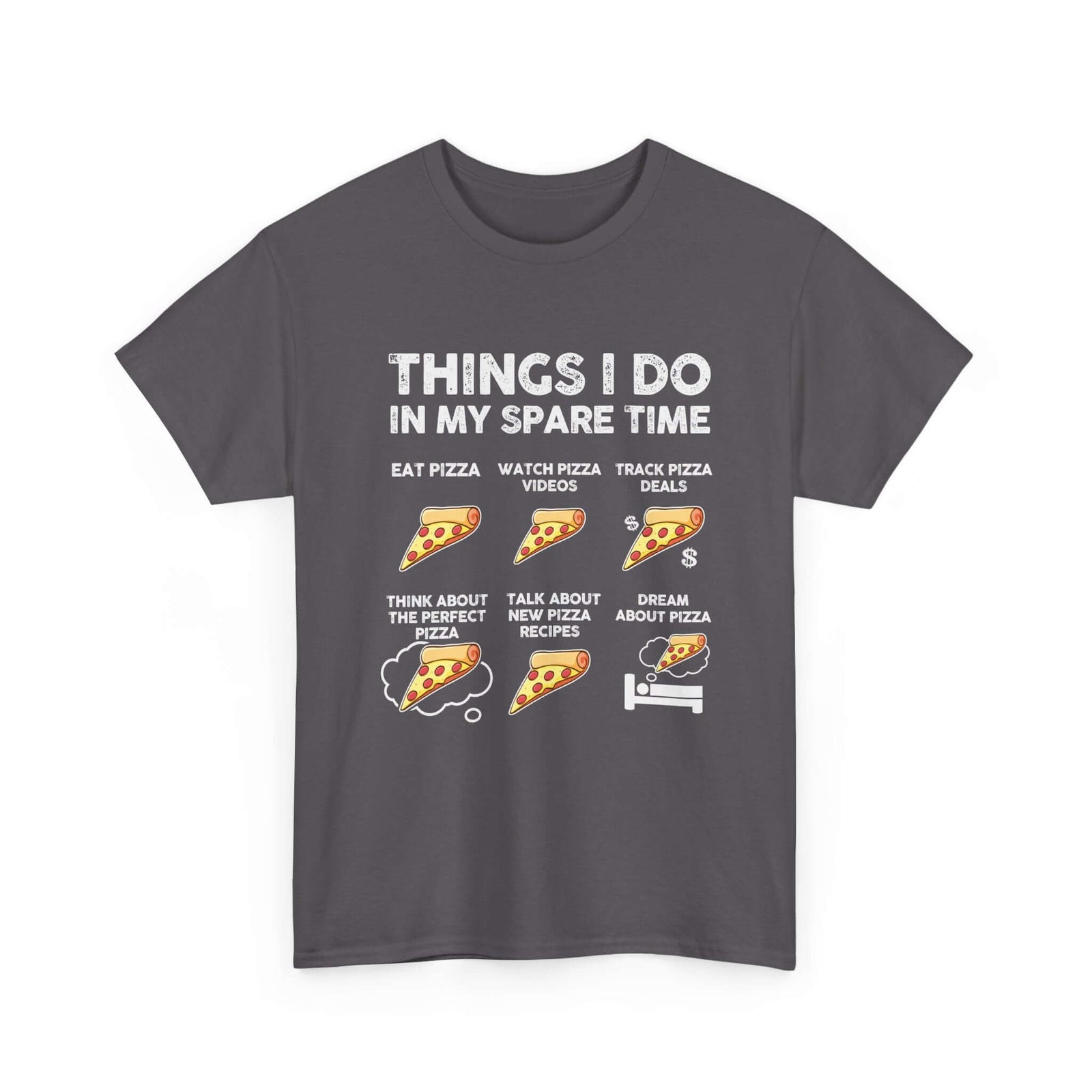 Pizza lover shirt - funny things I do in spare time gift tee