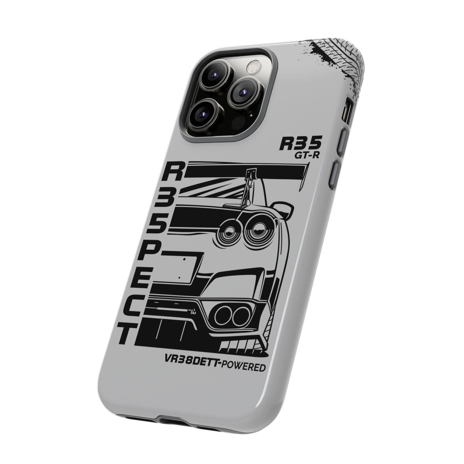 JDM Front View Tough Phone Case - Google Pixel 9 Pro, glossy, camera cutout close-up