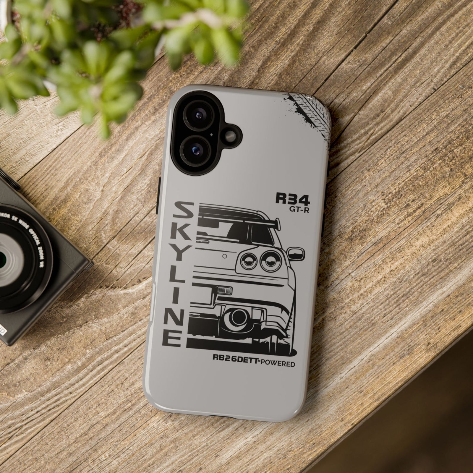 R34 Skyline GTR BNR34 Godzilla Tough Phone Case | JDM Car Gift