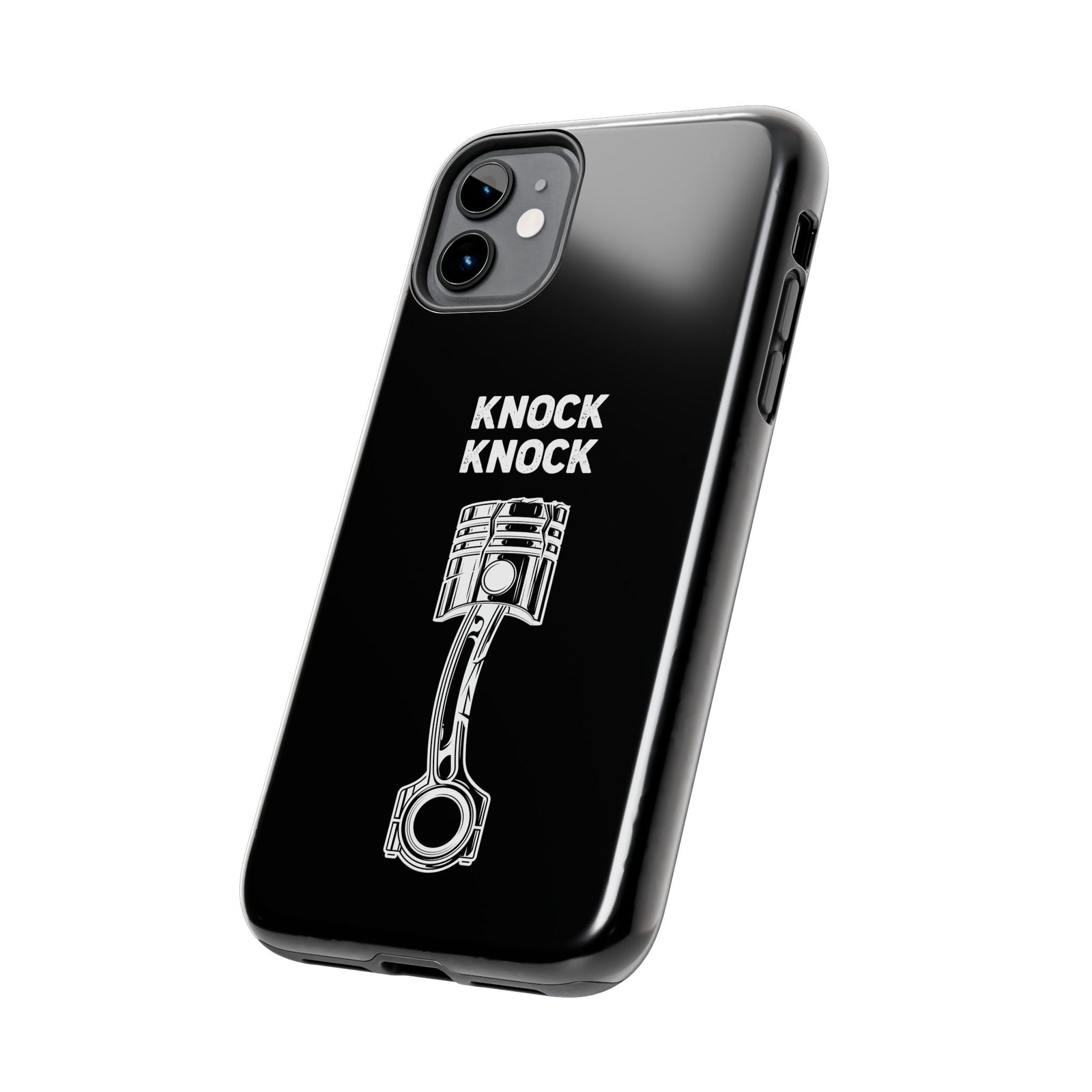 Knock Knock Broken Piston Phone Case | Funny Mechanic Car Guy Gift