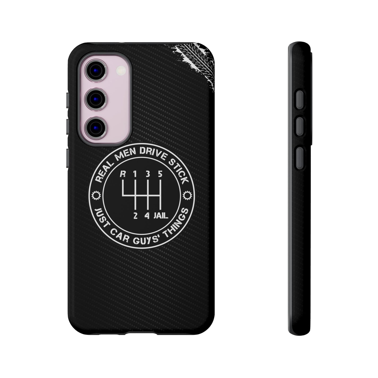 Real Men Drive Stick Manual Transmission Tough Phone Case | Car Guy Gift