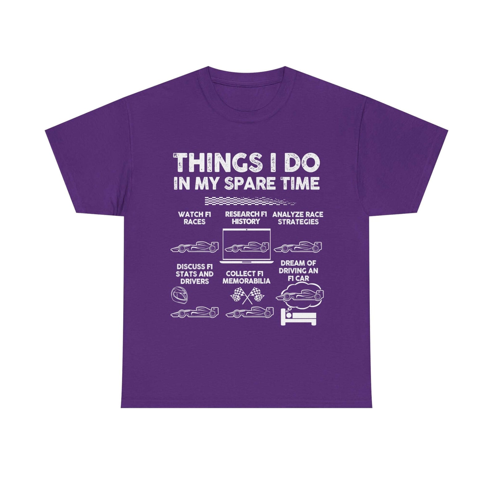 Things I Do in My Spare Time F1 t-shirt - Formula 1 motorsport gift