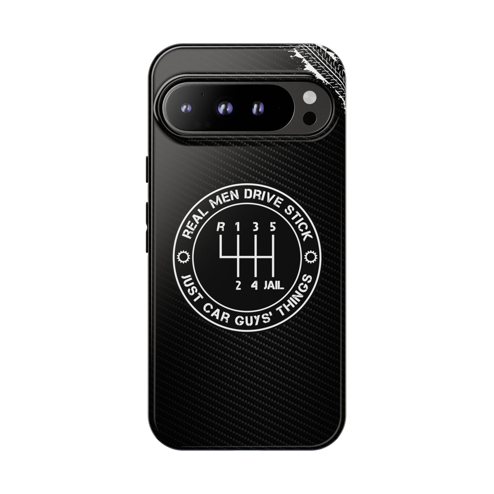 Real Men Drive Stick Manual Transmission Tough Phone Case | Car Guy Gift