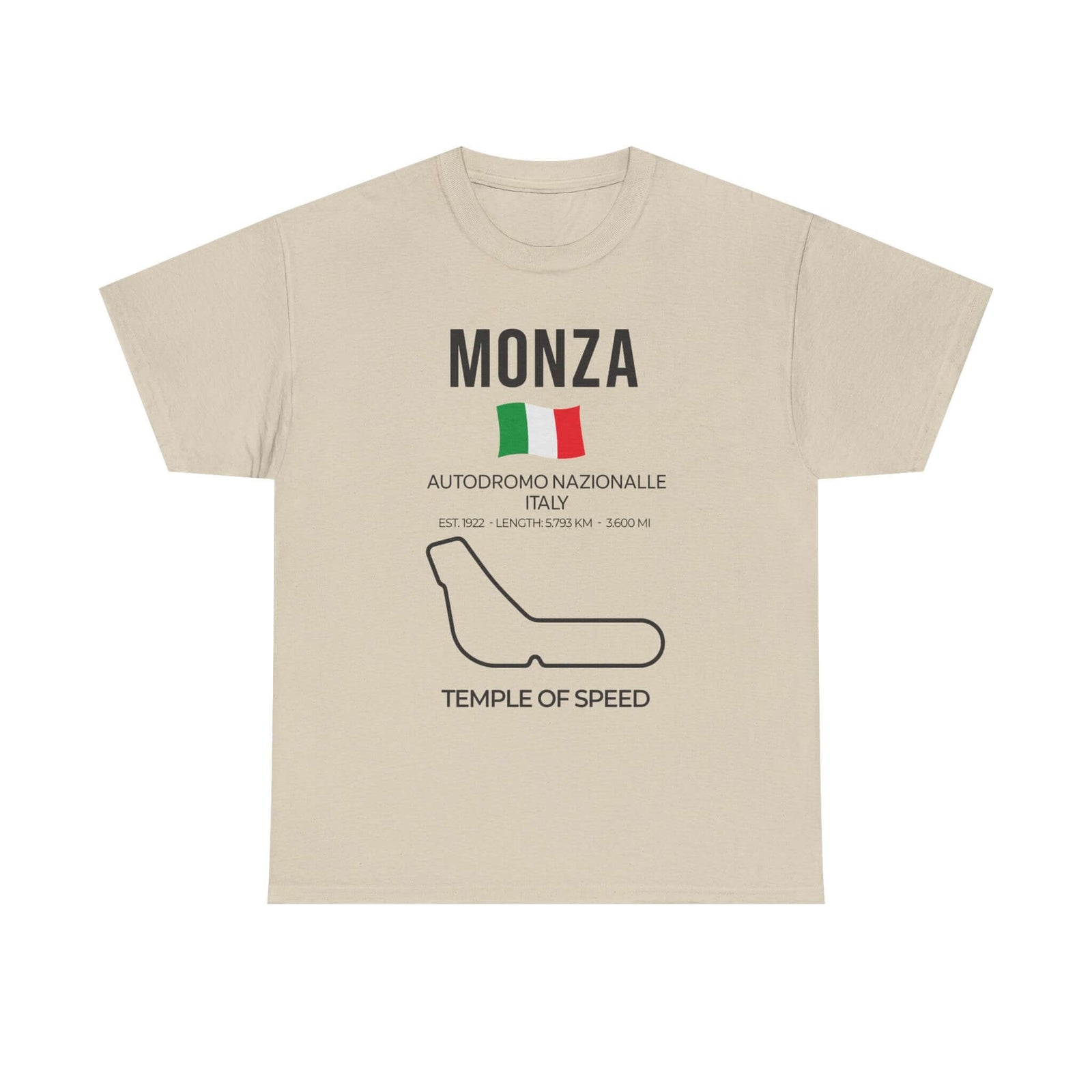 Monza Race Track T-Shirt t-shirt front - car lover gift