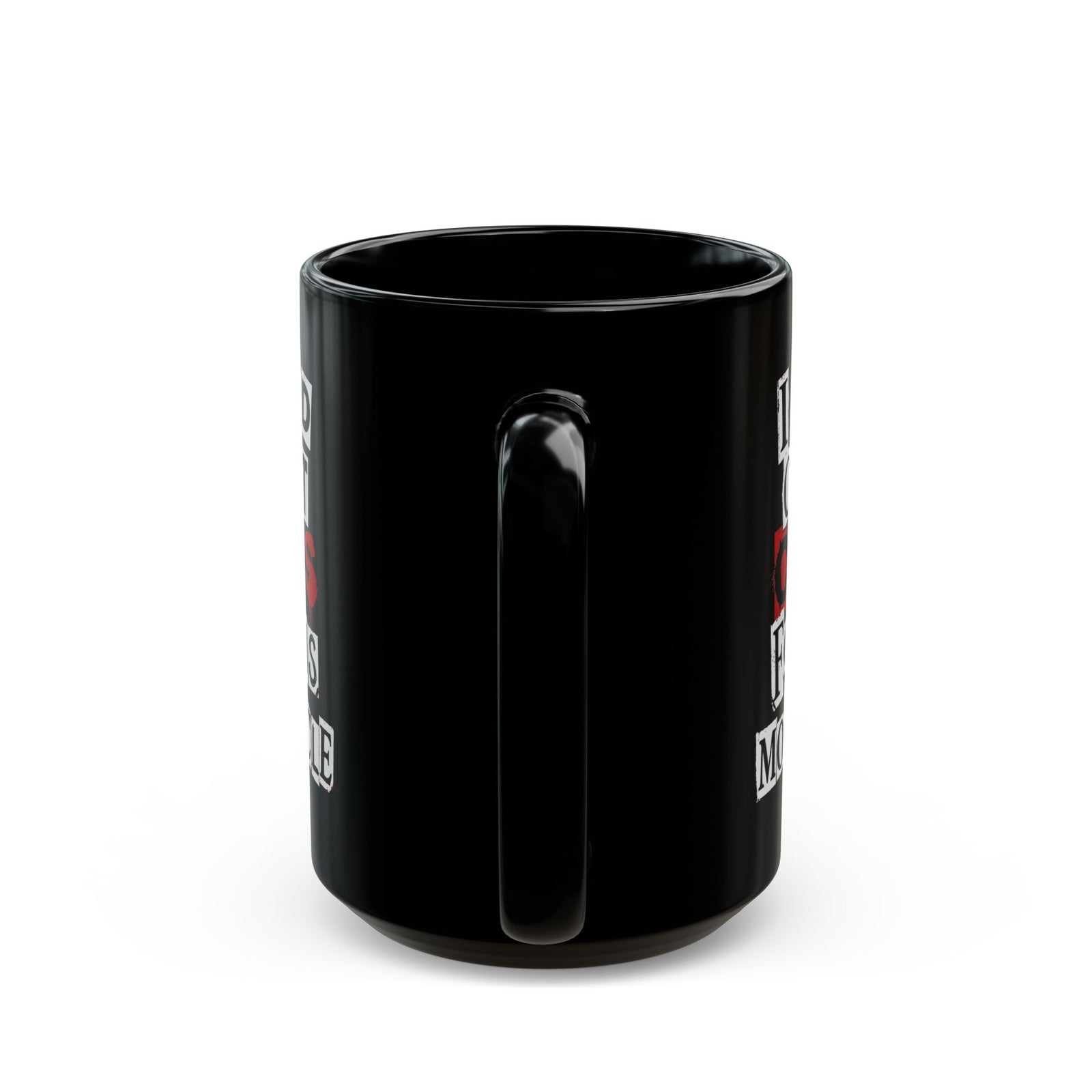 I Would Commit Crimes for This Motorcycle Mug - 15oz black coffee mug, handle facing front