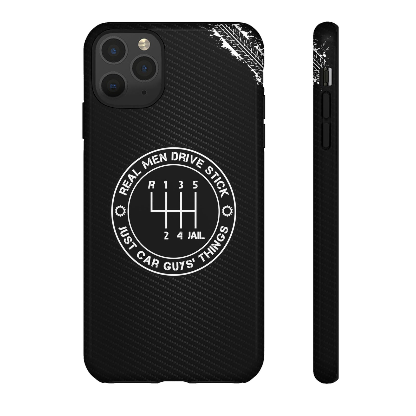 Real Men Drive Stick Manual Transmission Tough Phone Case | Car Guy Gift
