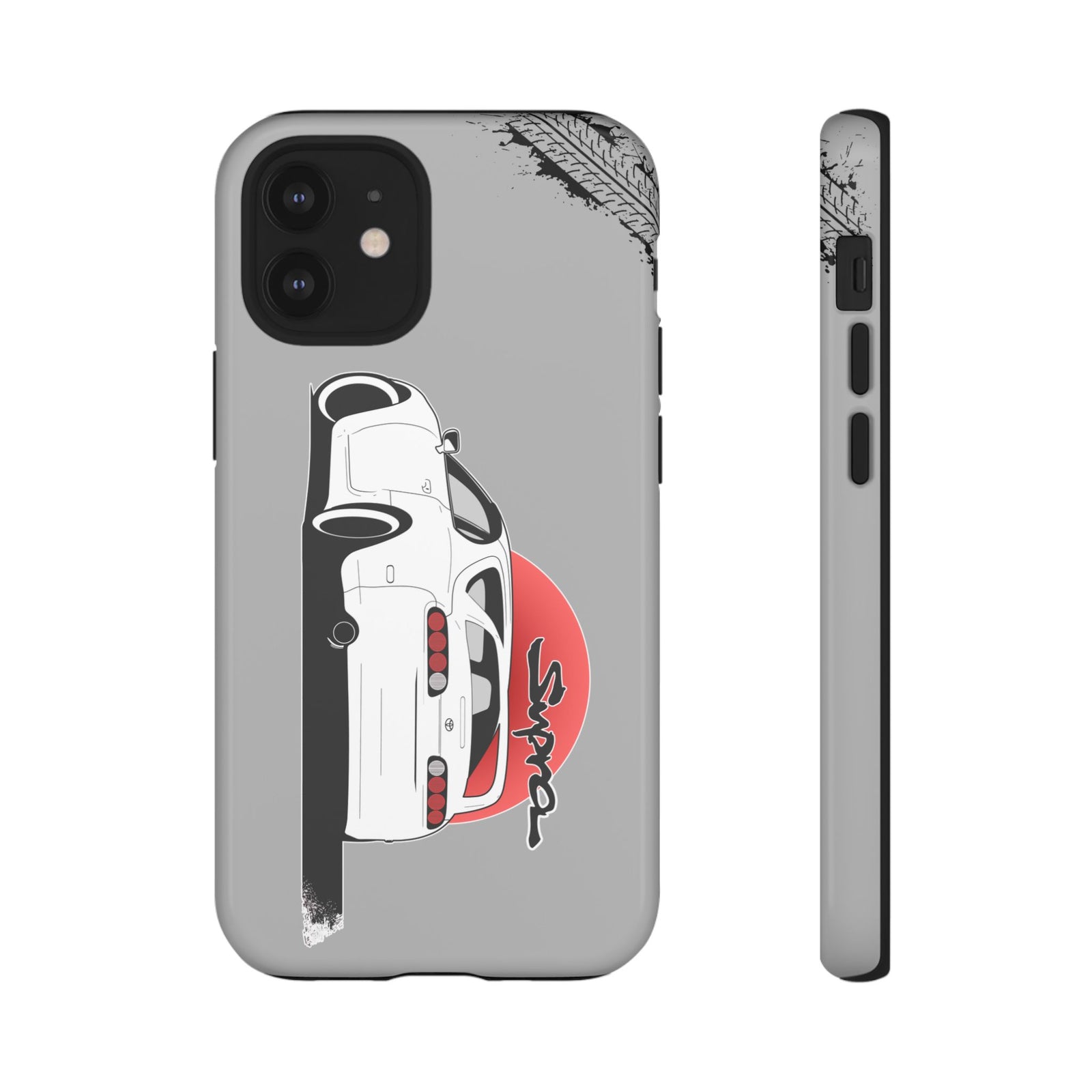 MKIV A80 Supra 2JZ Beast Tough Phone Case - iPhone 12 Mini, glossy, front and side view