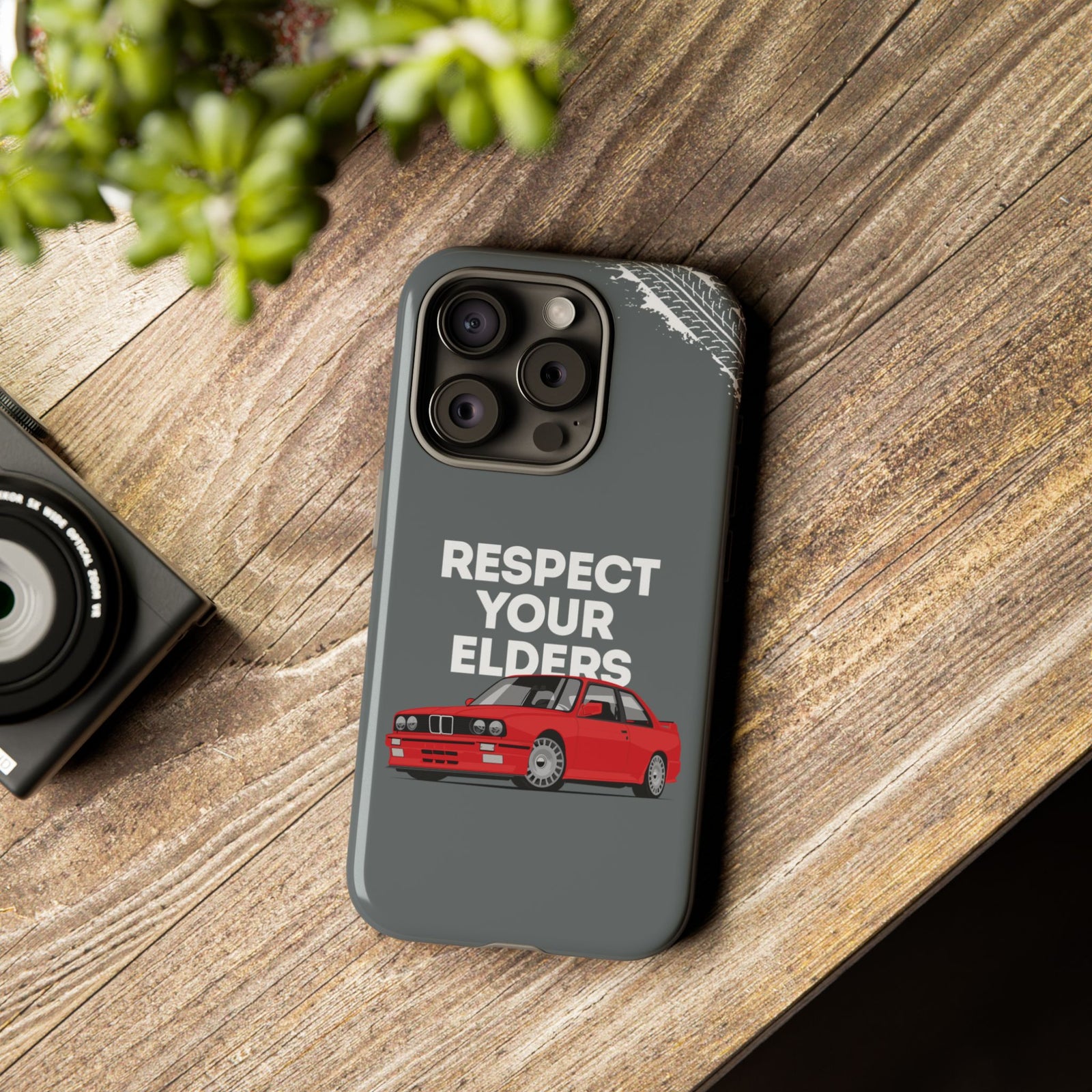 E30 M3 Respect Your Elders Tough Phone Case | Classic Car Guy Gift