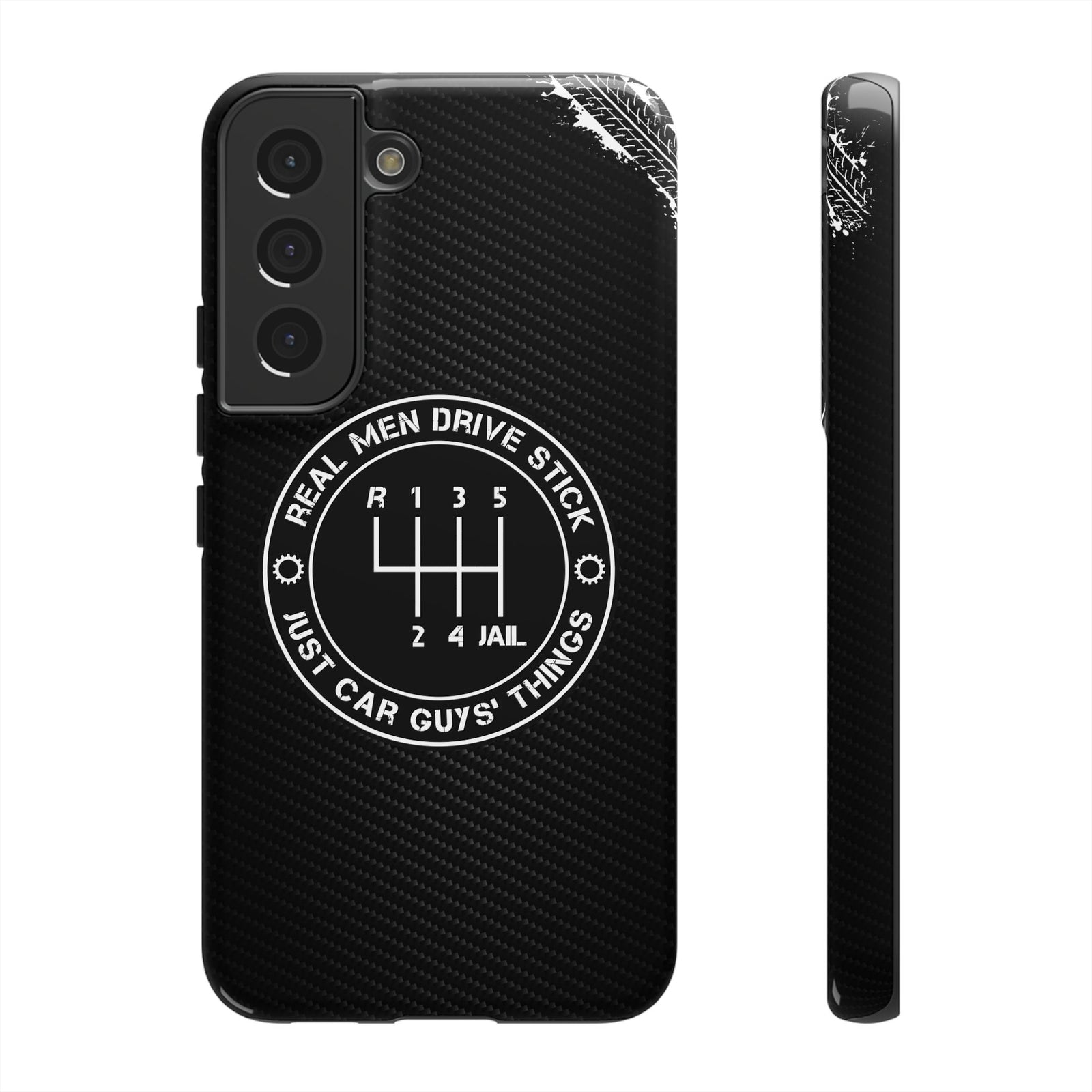 Real Men Drive Stick Manual Transmission Tough Phone Case | Car Guy Gift
