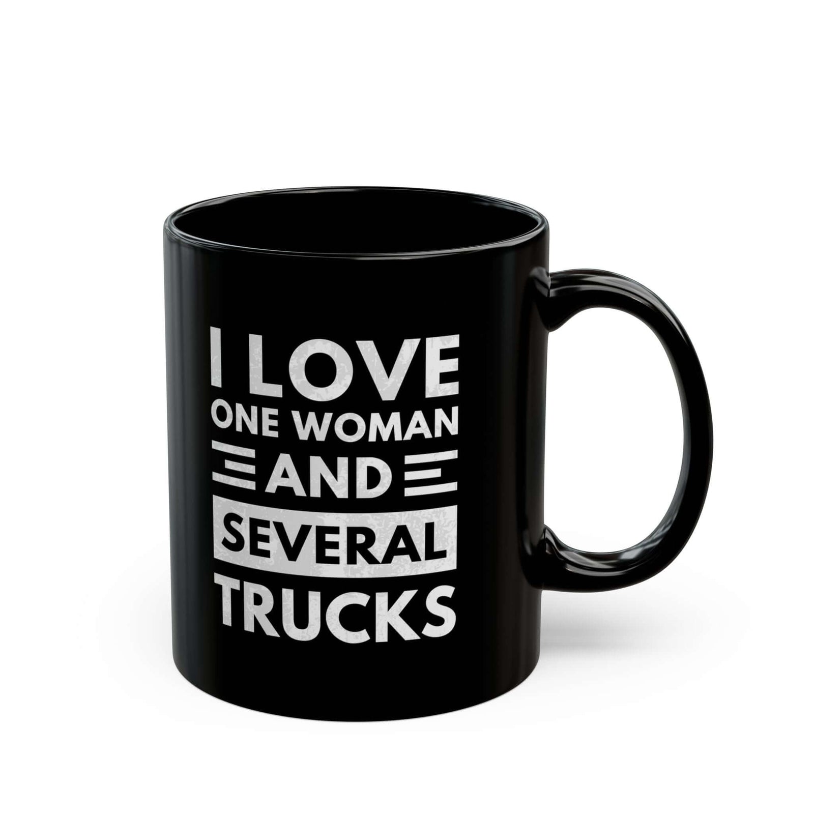 I Love One Woman and Several Trucks Mug funny mug - automotive enthusiast gift