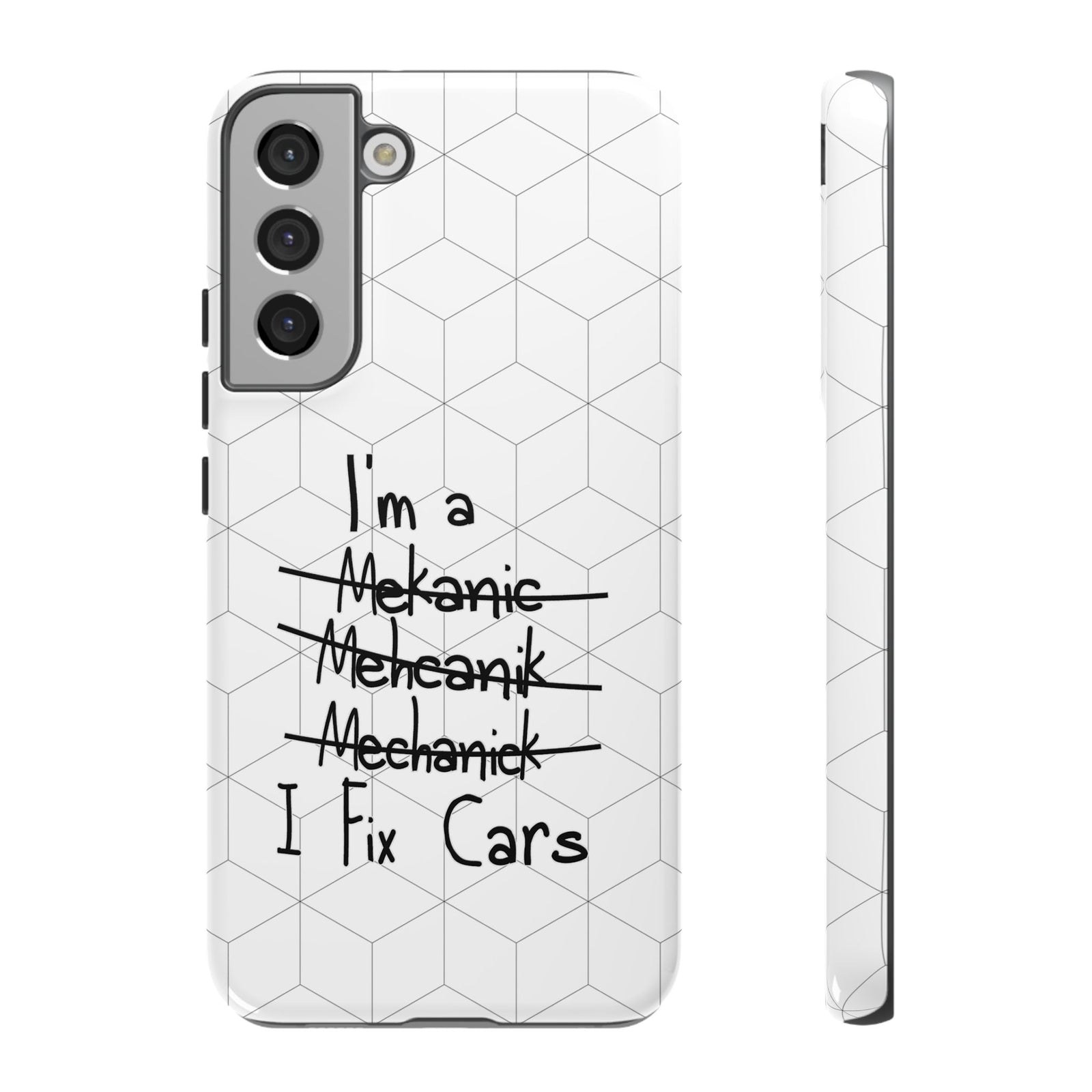 Mechanic I Fix Cars Funny Tough Phone Case | Car Guy Gift