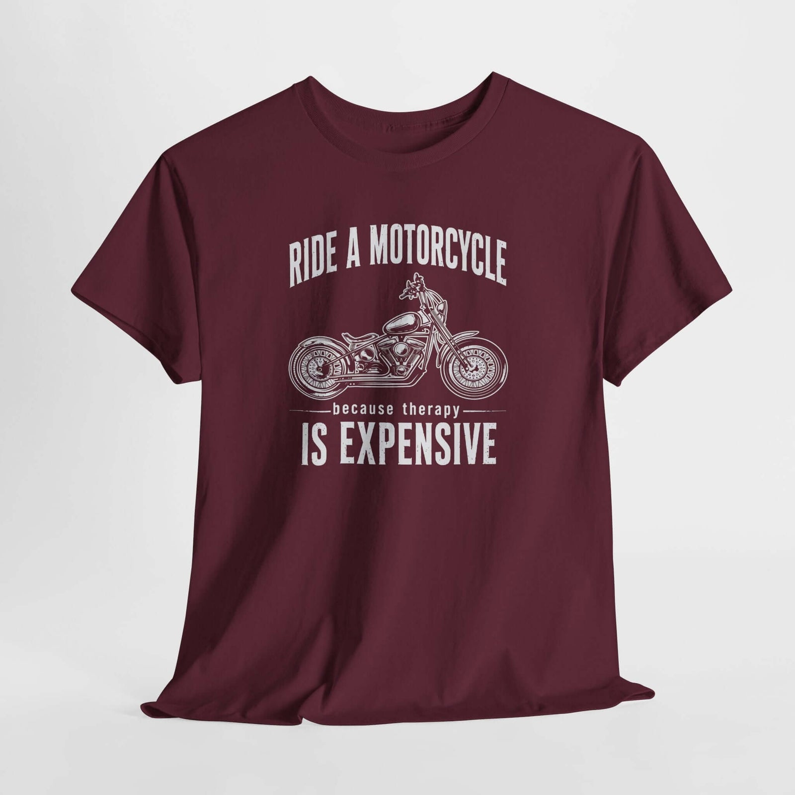 Cruiser motorcycle t-shirt design close-up