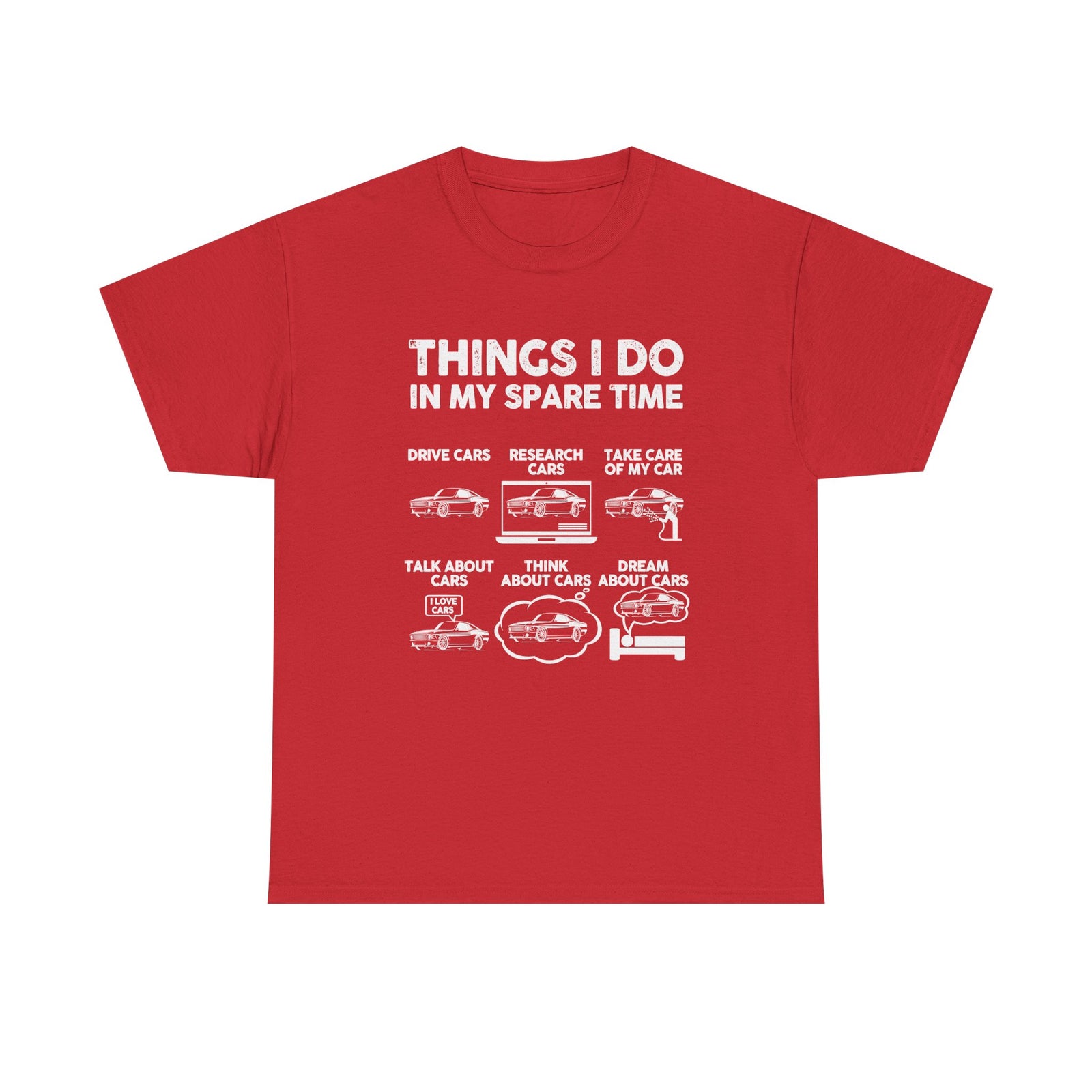 Things I Do in My Spare Time T-Shirt t-shirt - unique gift for car lovers