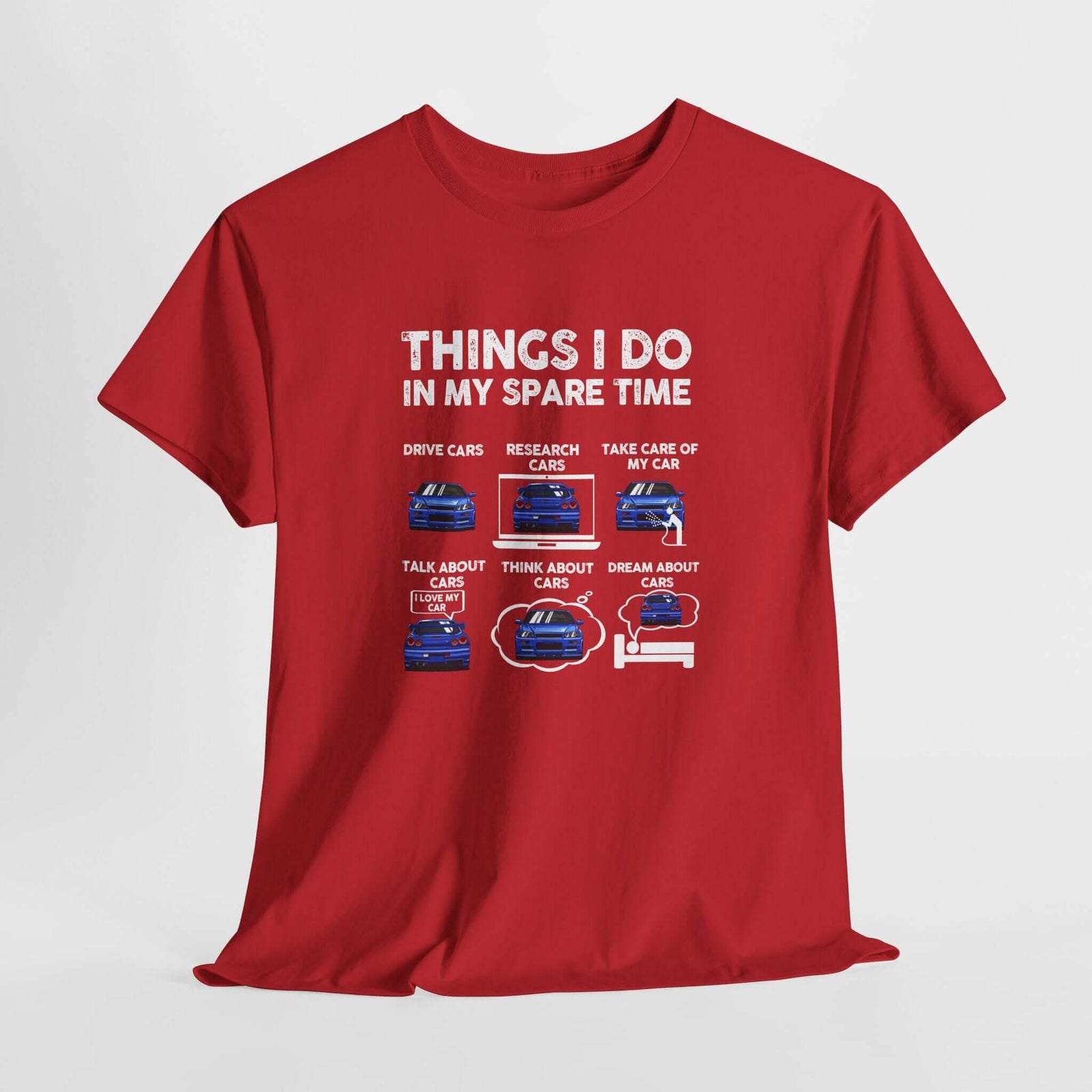 Things I Do in My Spare Time T-Shirt - JDM Car Enthusiast Shirt