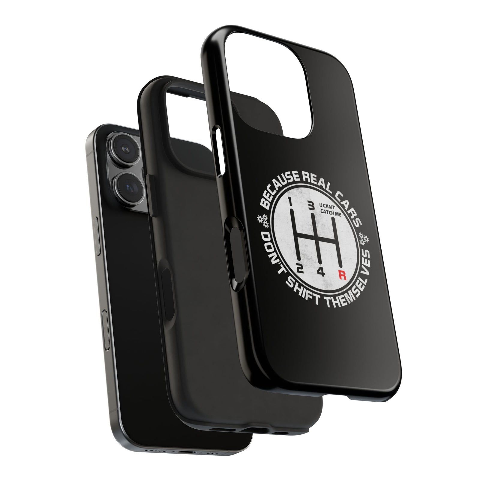 Real Cars Don't Shift Themselves Tough Phone Case | Manual Car Guy Gift