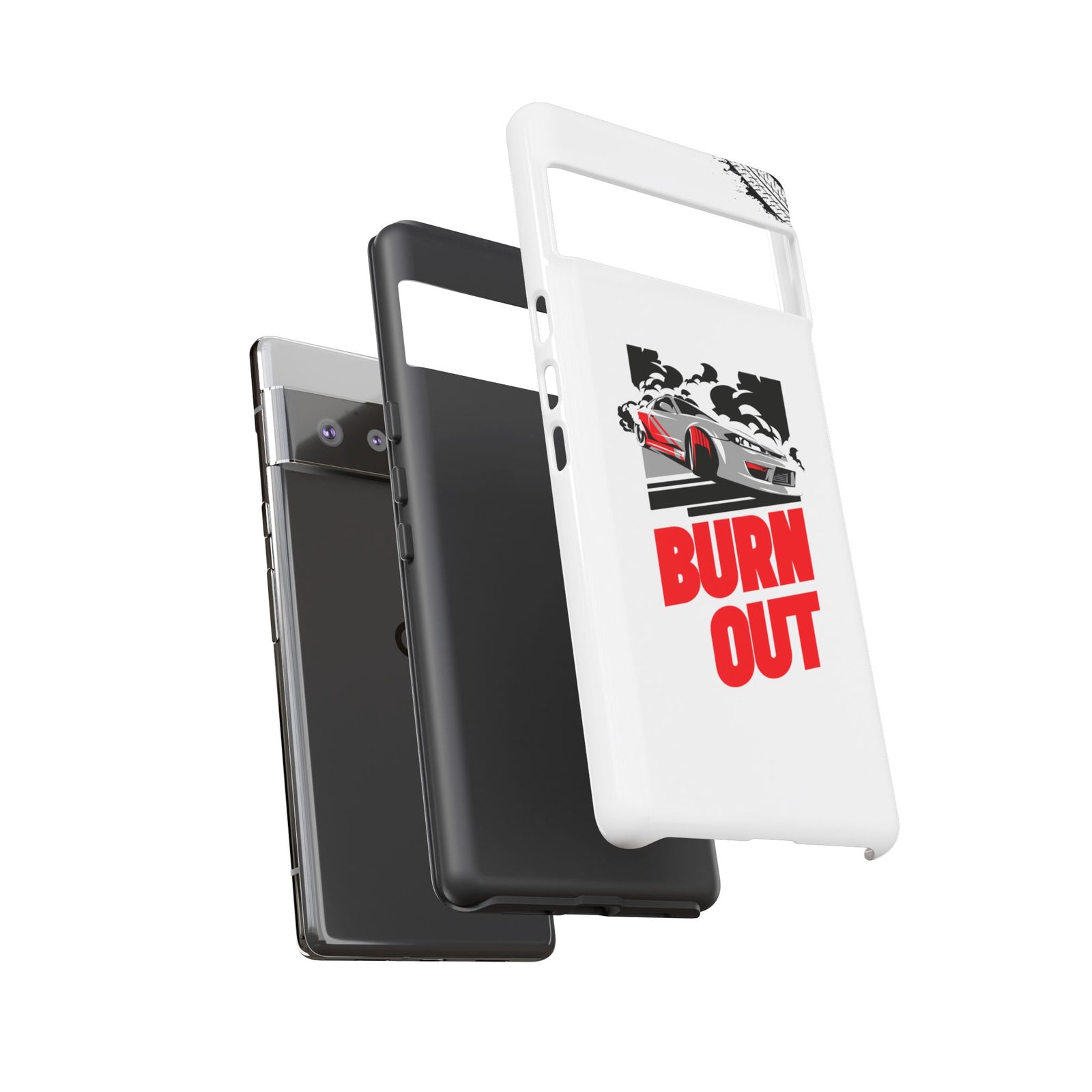 JDM Burnout Tough Car Phone Case - Google Pixel 6 Pro, glossy, dual-layer protection