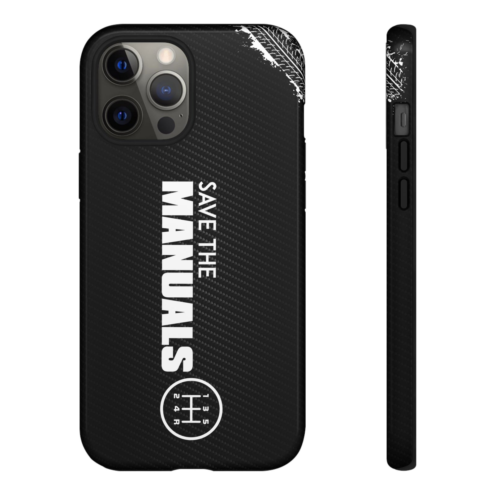 Save The Manuals Tough Phone Case | Manual Transmission Car Guy Gift