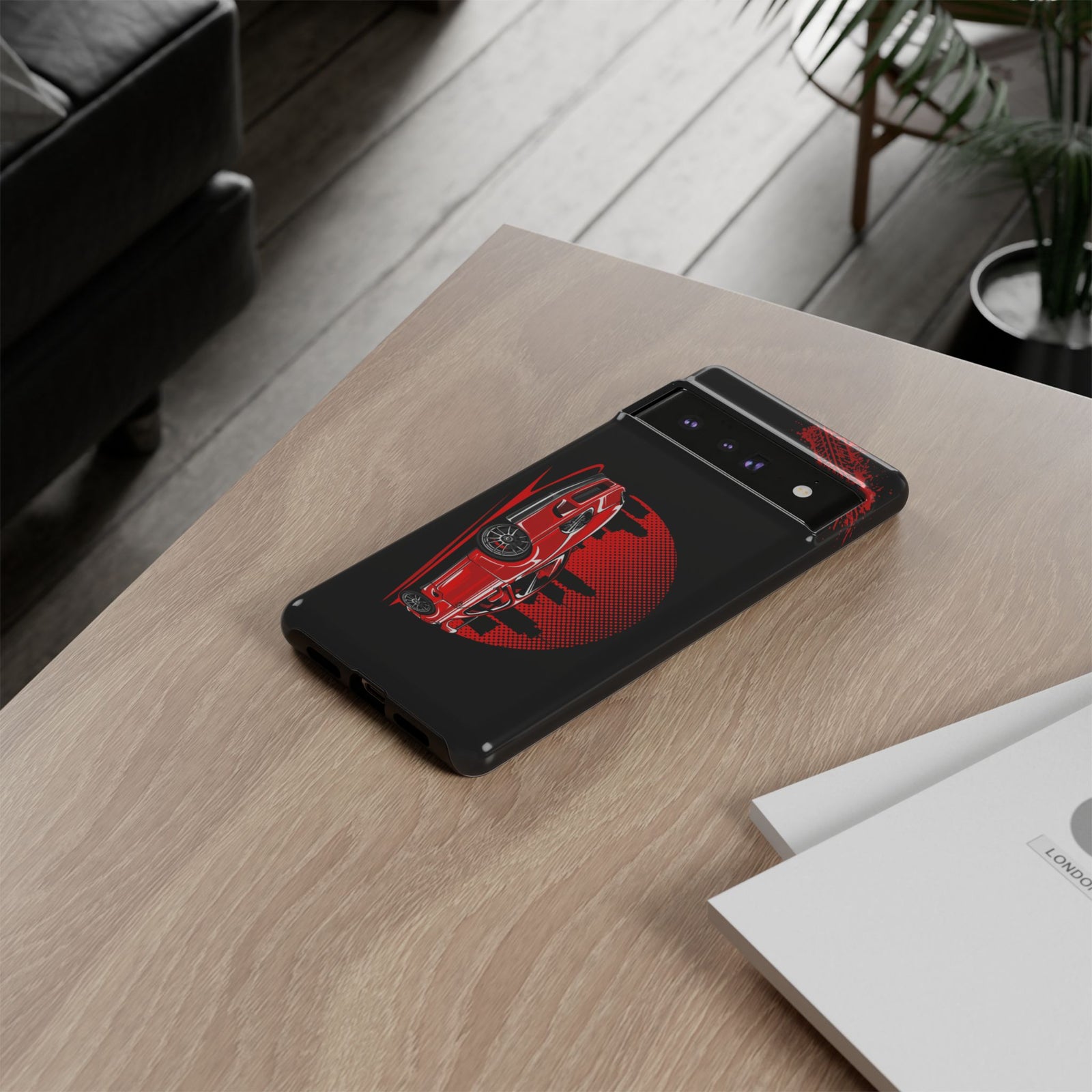 MKIV A80 Supra 2JZ Red City Tough Phone Case | JDM Car Guy Gift