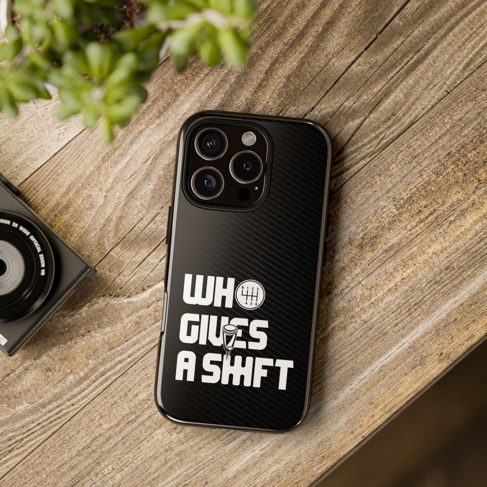 Who Gives a Shift Car Tough Phone Case | Funny Car Guy Gift