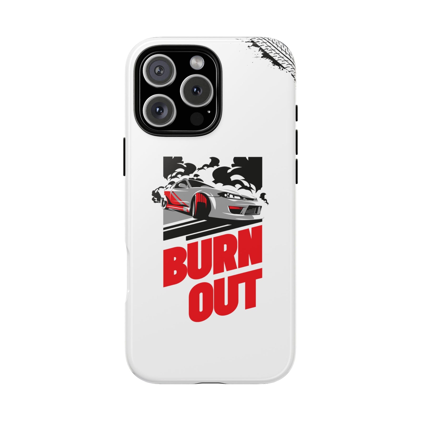 JDM Burnout Tough Car Phone Case - iPhone 16 Pro Max, glossy, front view