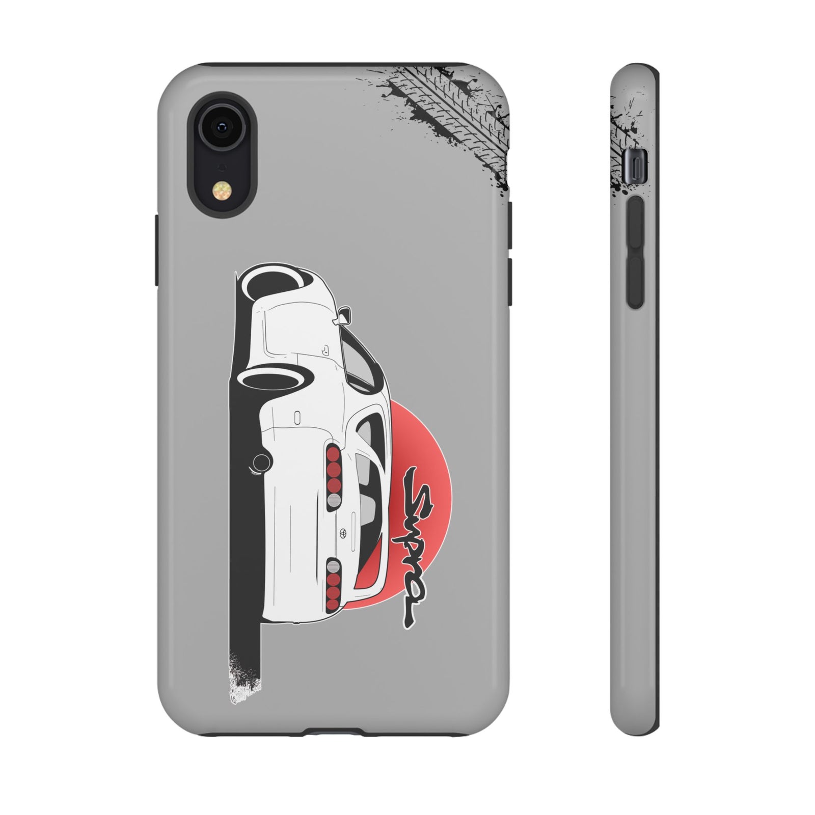 MKIV A80 Supra 2JZ Beast Tough Phone Case - iPhone XR, glossy, front and side view