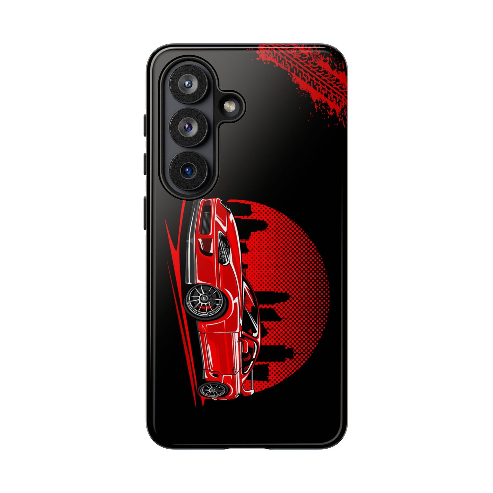 MKIV A80 Supra 2JZ Red City Tough Phone Case | JDM Car Guy Gift