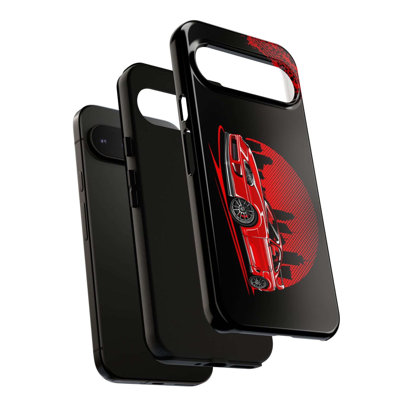 MKIV A80 Supra 2JZ Red City Tough Phone Case | JDM Car Guy Gift