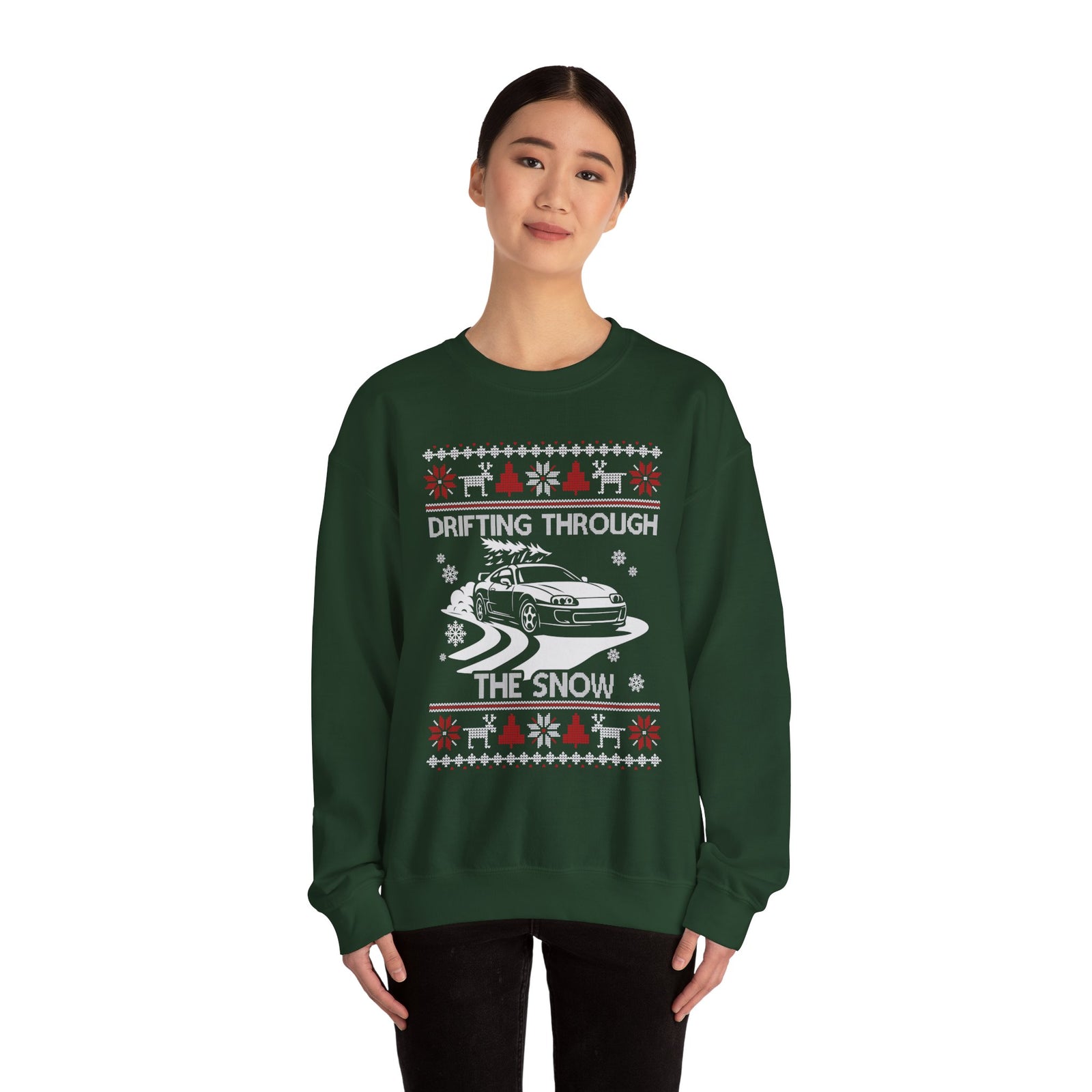 Christmas Drifting JDM Legend Crewneck Sweatshirt