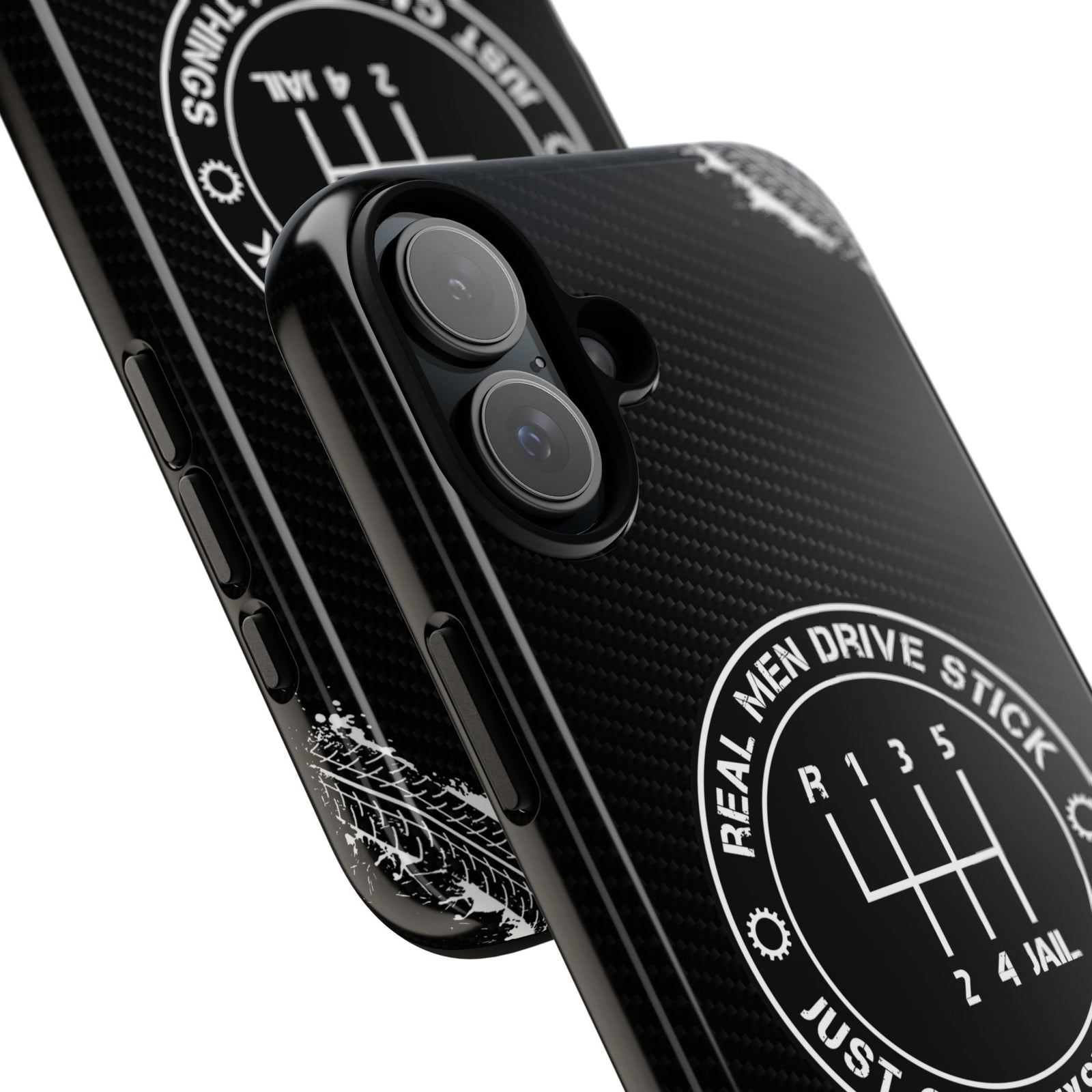 Real Men Drive Stick Manual Transmission Tough Phone Case | Car Guy Gift