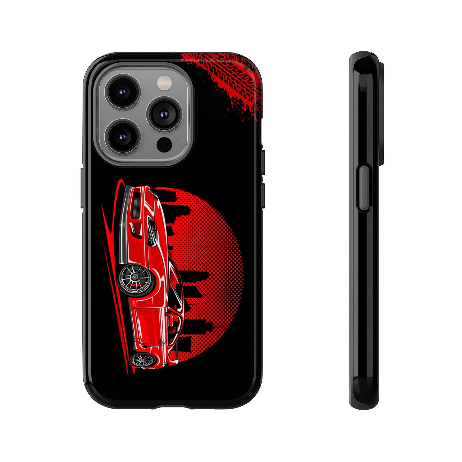 MKIV A80 Supra 2JZ Red City Tough Phone Case | JDM Car Guy Gift